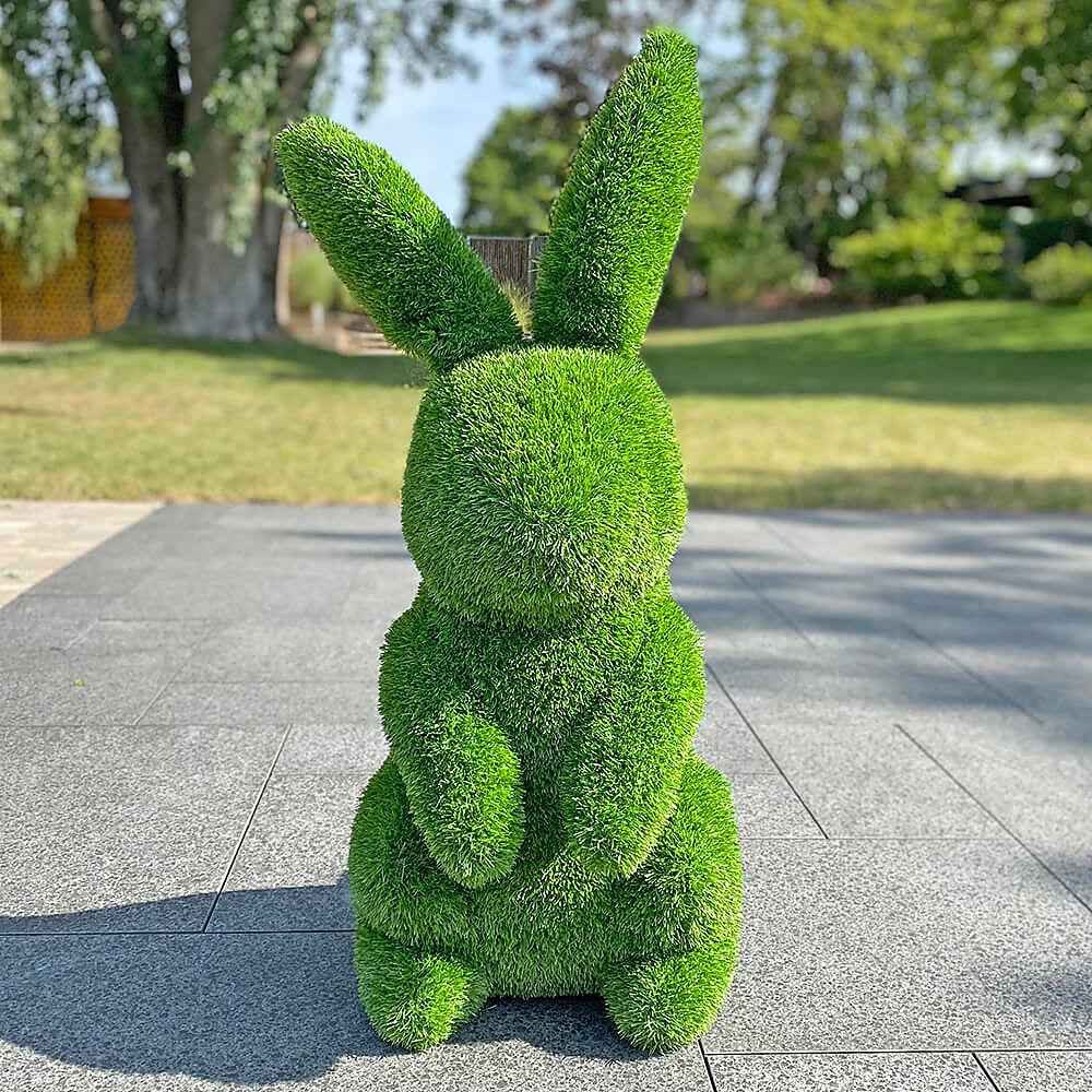 Gartenfigur AniPlants, Grasfigur, "Hase", Gartendeko, 105 cm