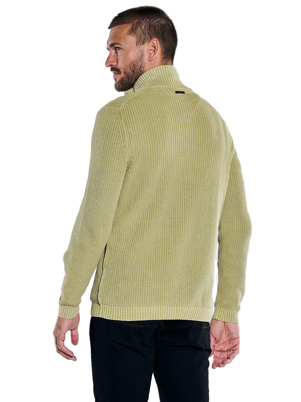 emilio adani Stehkragenpullover emilio adani Herren Pullover mit