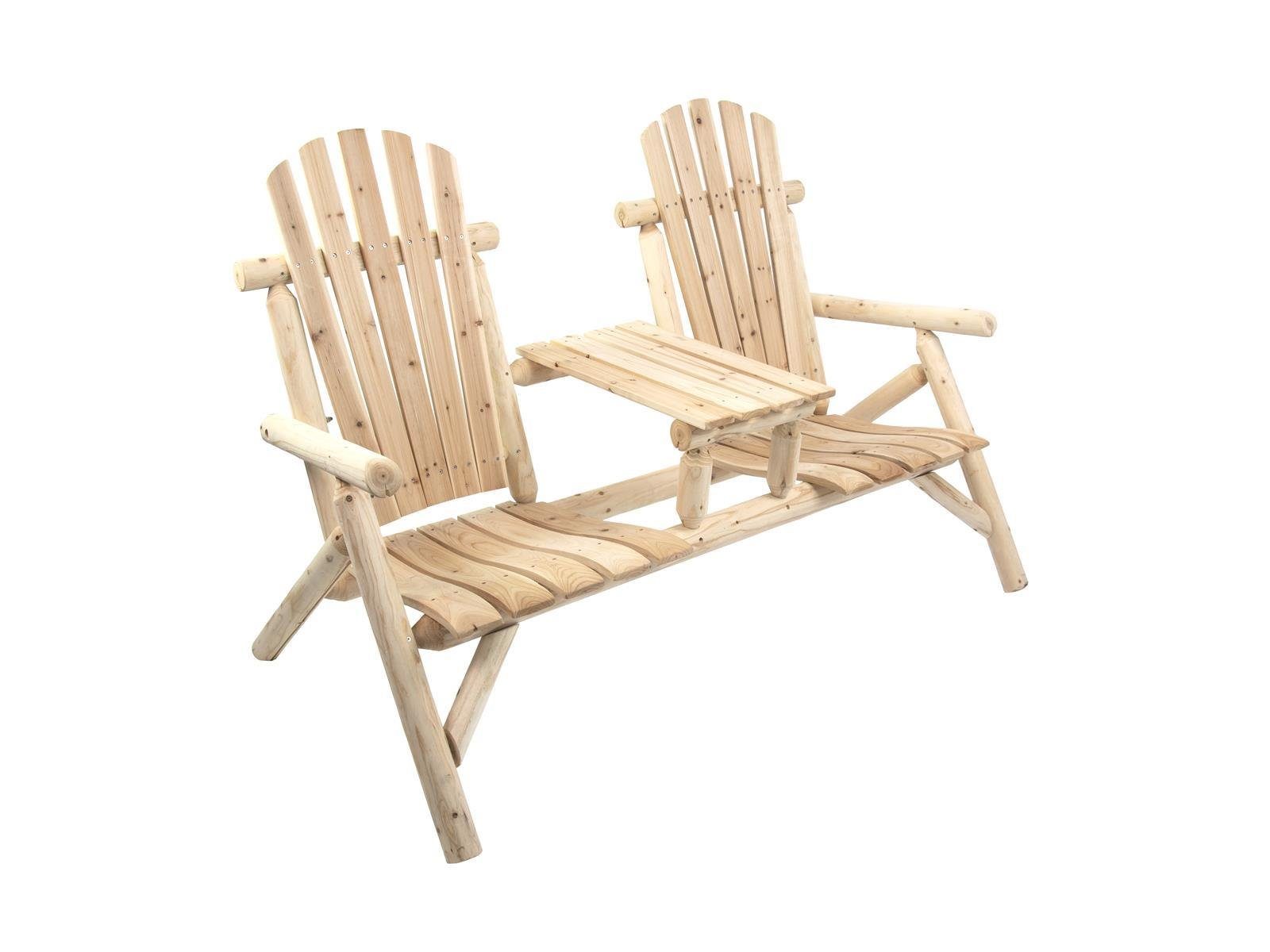 Gartenbank »Timber« 2-Sitzer Holzbank - Gartenbank Holz Garten Bank Sitzbank