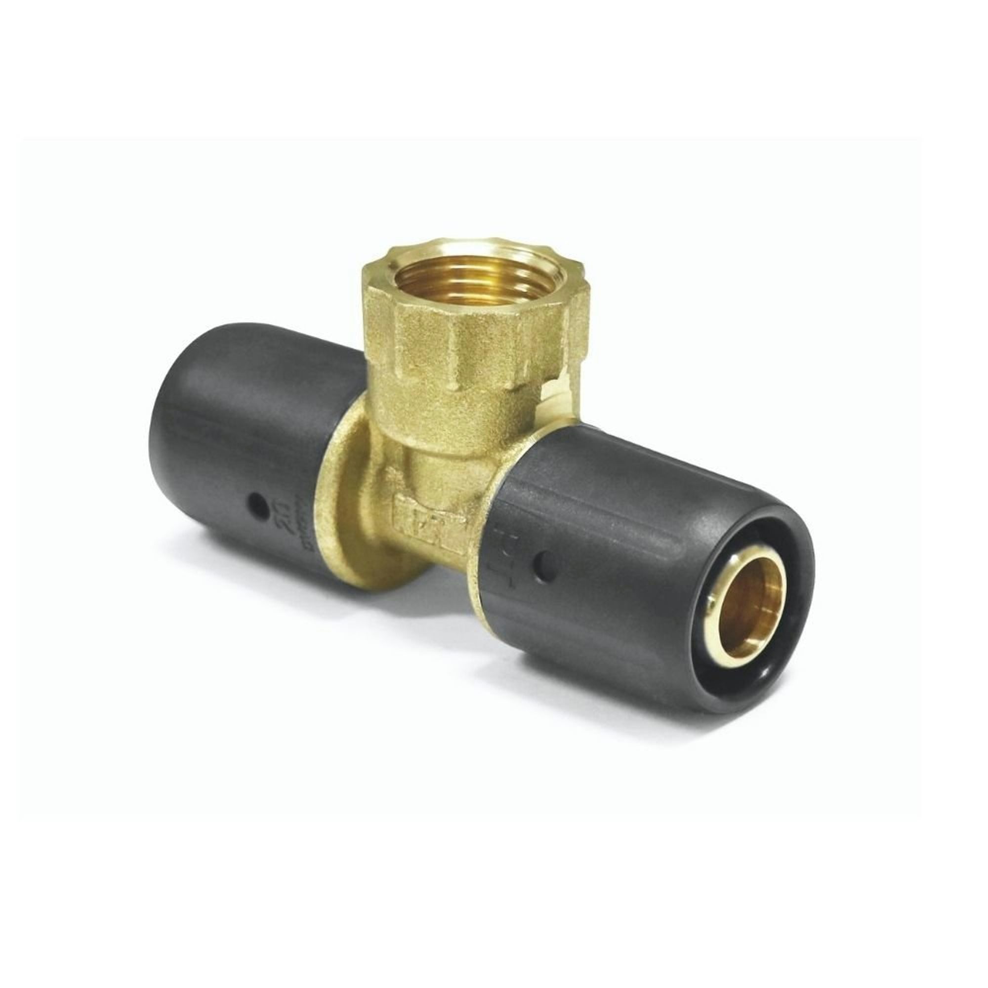 PipeTec Deutschland Steckfitting Steckfitting T-Stück 20 x 2 - 3/4" IG - 20 x 2