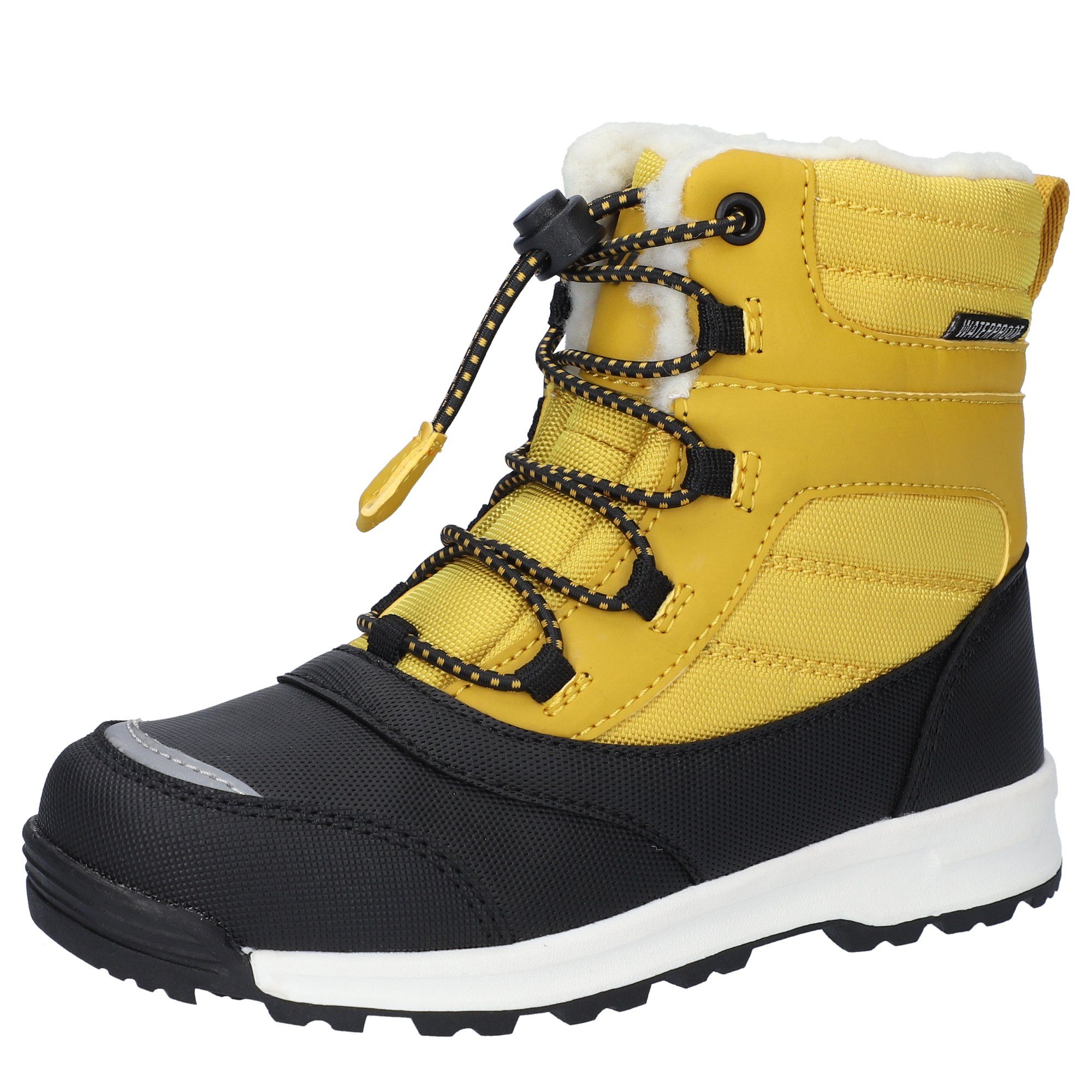 HI-TEC work Hi-Tec Leo WP Jr sand/schwarz Wanderschuh