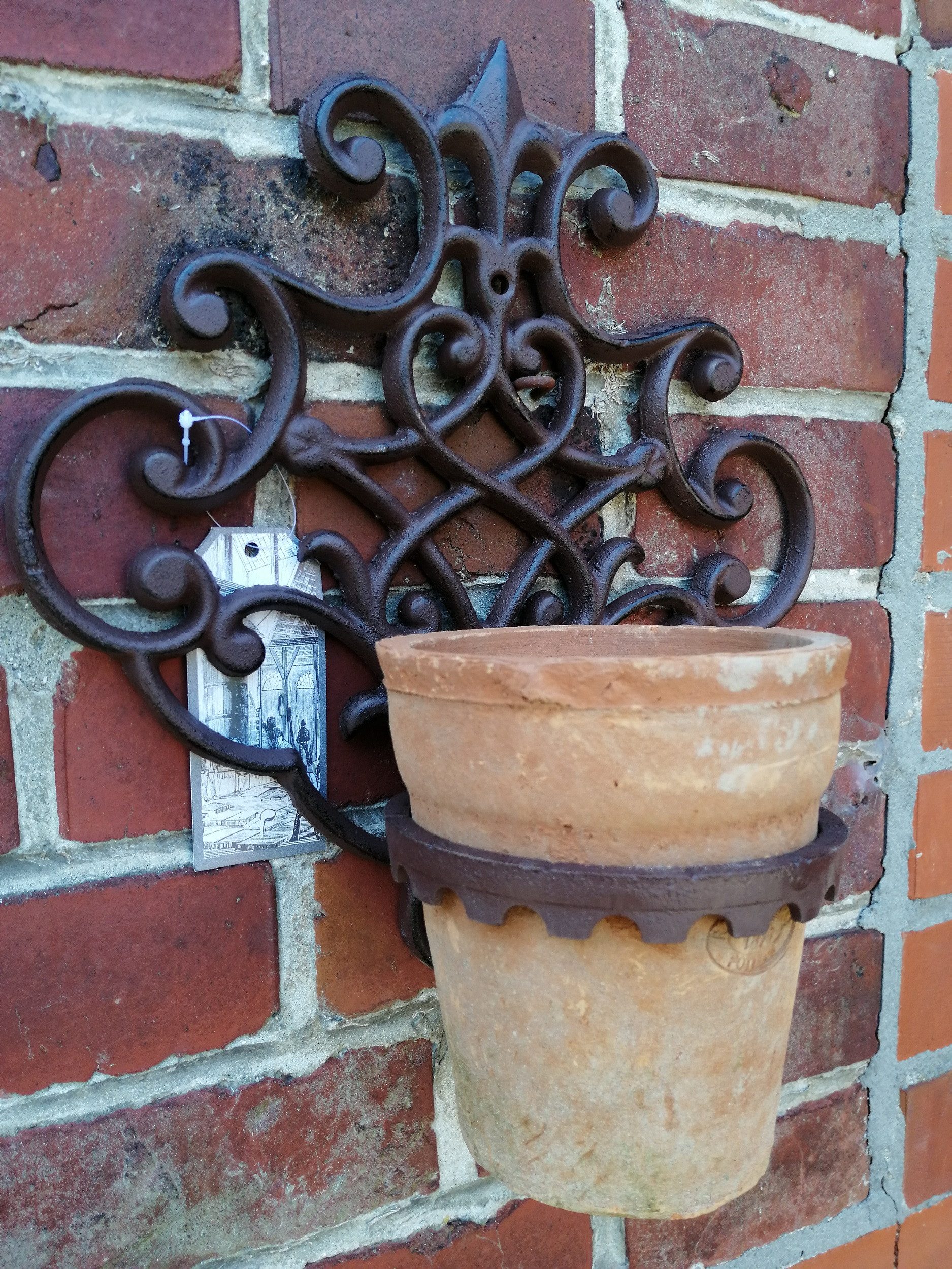 Dekowunder Übertopf Aged Terracotta Blumen Über günstig online kaufen