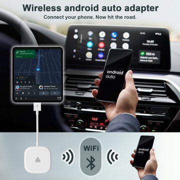 Bolwins C63D Wireless Carplay Adapter Dongle USB-C Adapter Auto System Radios Auto-Adapter