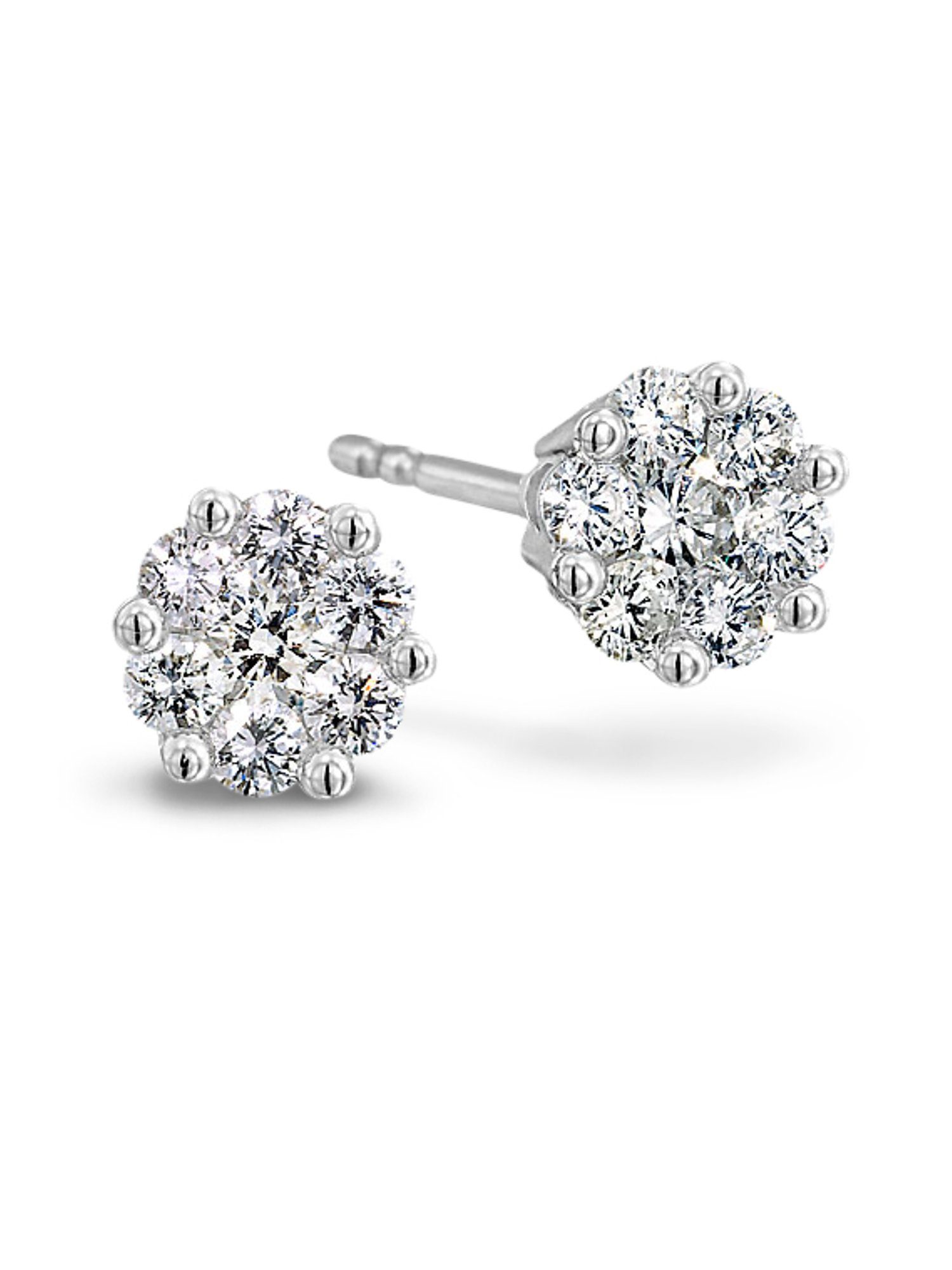 CHRIST Paar Ohrstecker CHRIST Damen-Ohrstecker 585er Weißgold 14 Diamant günstig online kaufen