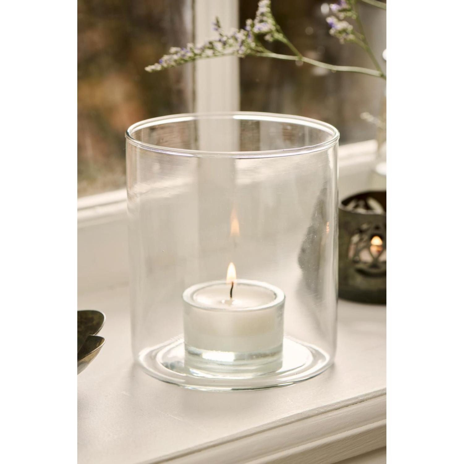 Ib Laursen Kerzenhalter Ib Laursen Teelichthalter Glas (11x9,5 cm) günstig online kaufen