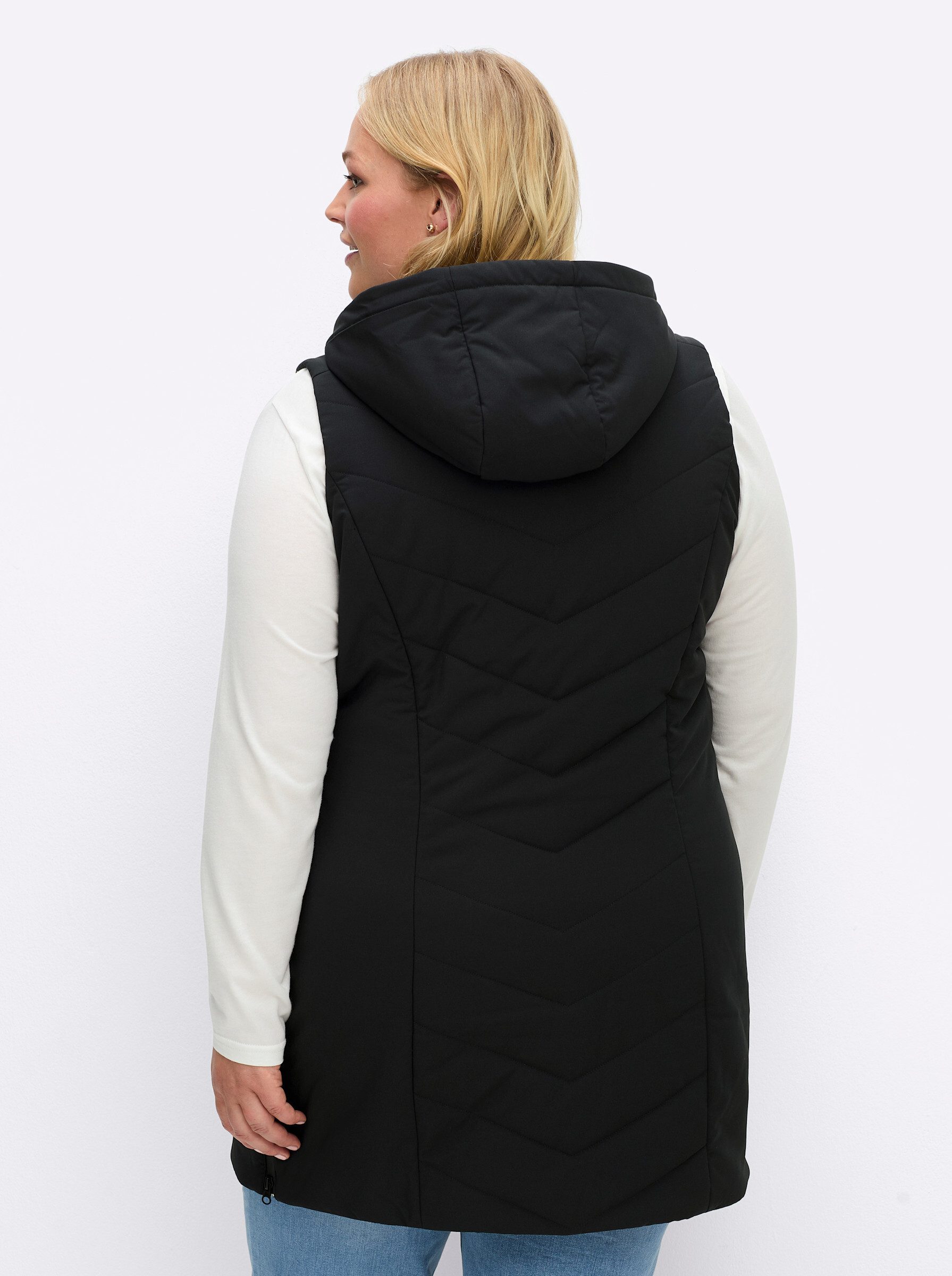 Sheego Jerseyweste Steppweste . günstig online kaufen