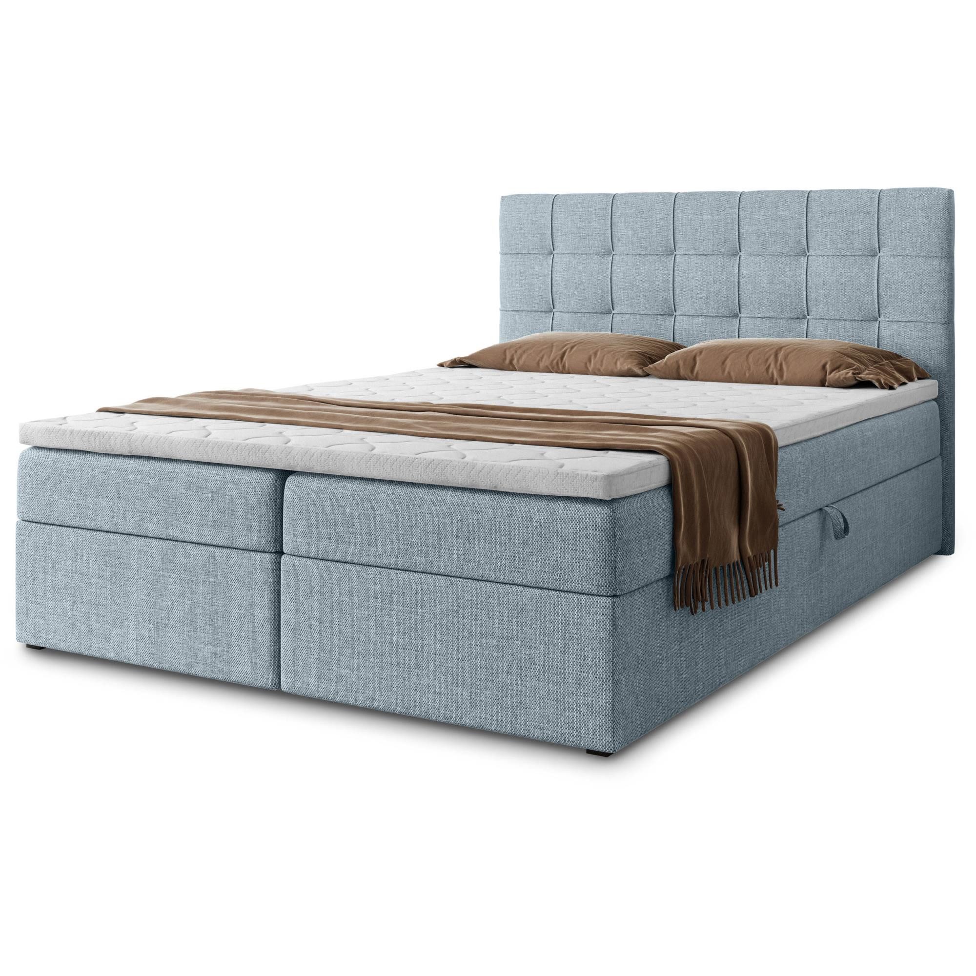 Beautysofa Boxspringbett mit Bettkasten Topiq II, günstig online kaufen