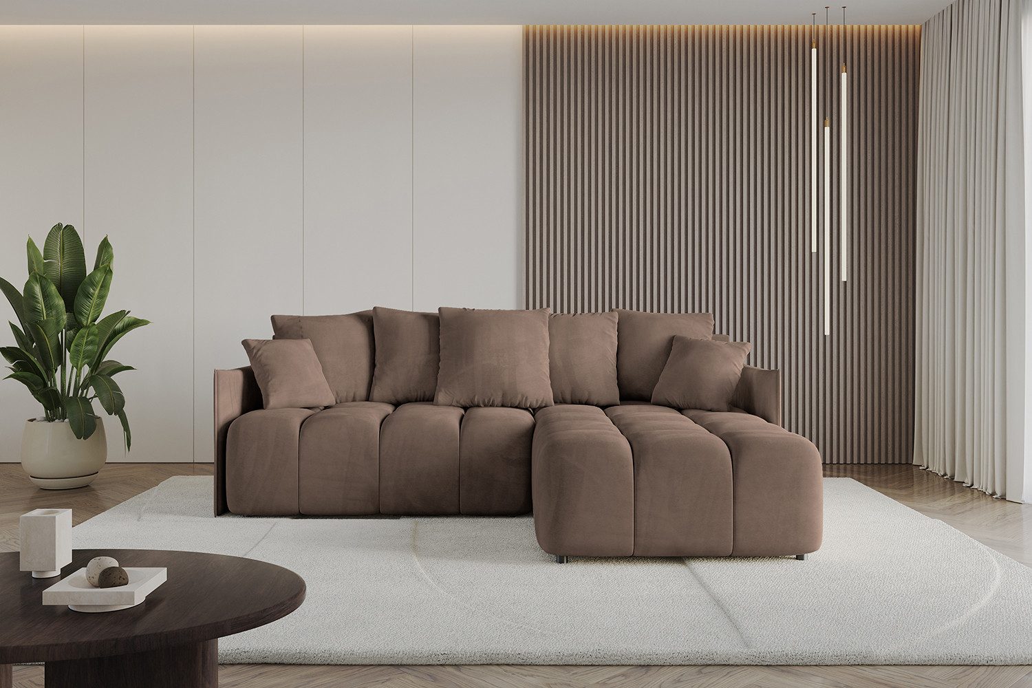 ALTDECOR Ecksofa LONLI-L, Couch mit Schlaffunktion, günstig online kaufen