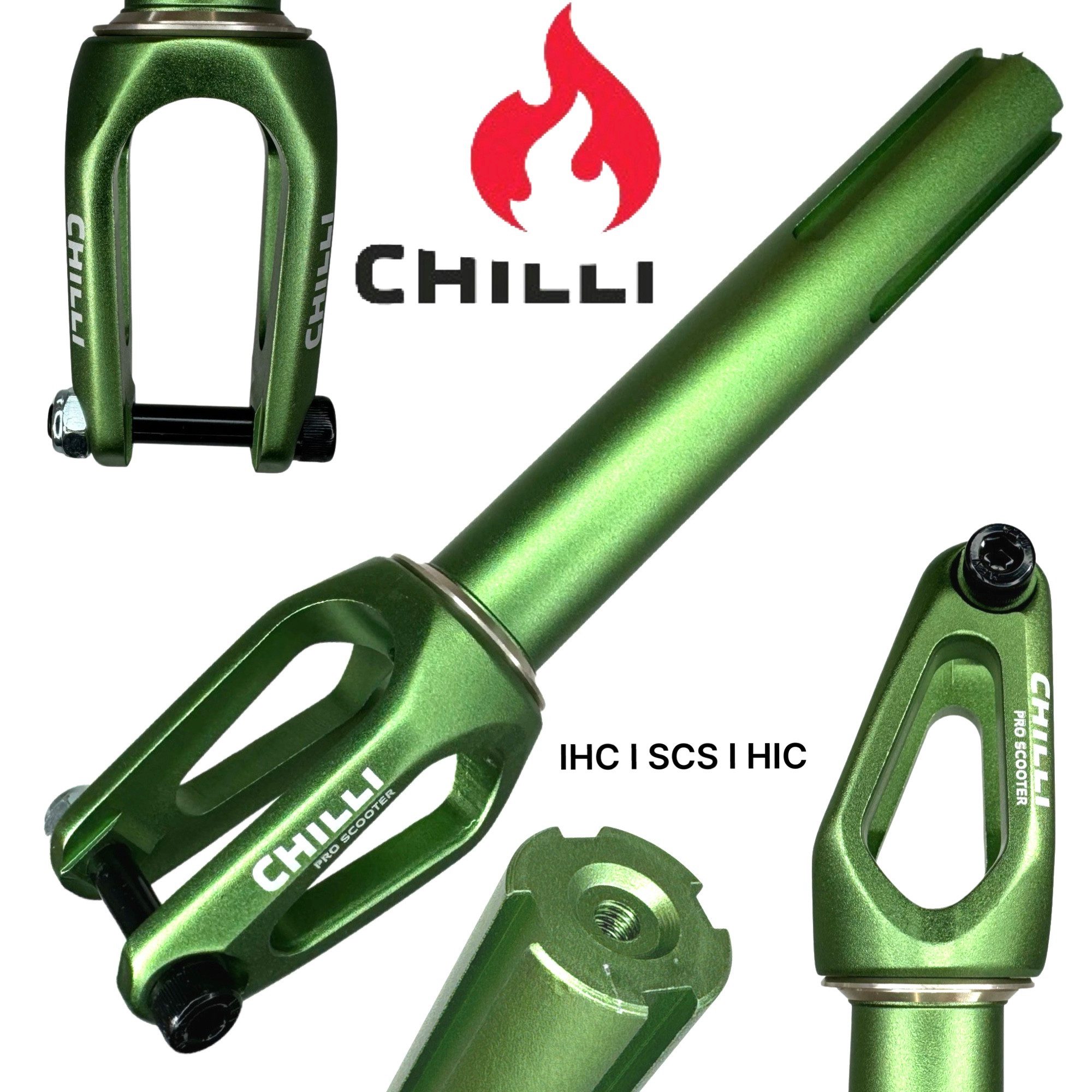 Chilli Pro Scooter Stuntscooter Chilli Pro Stunt-Scooter Forks IHC / SCS / HIC für 100 / 110 / 120mm