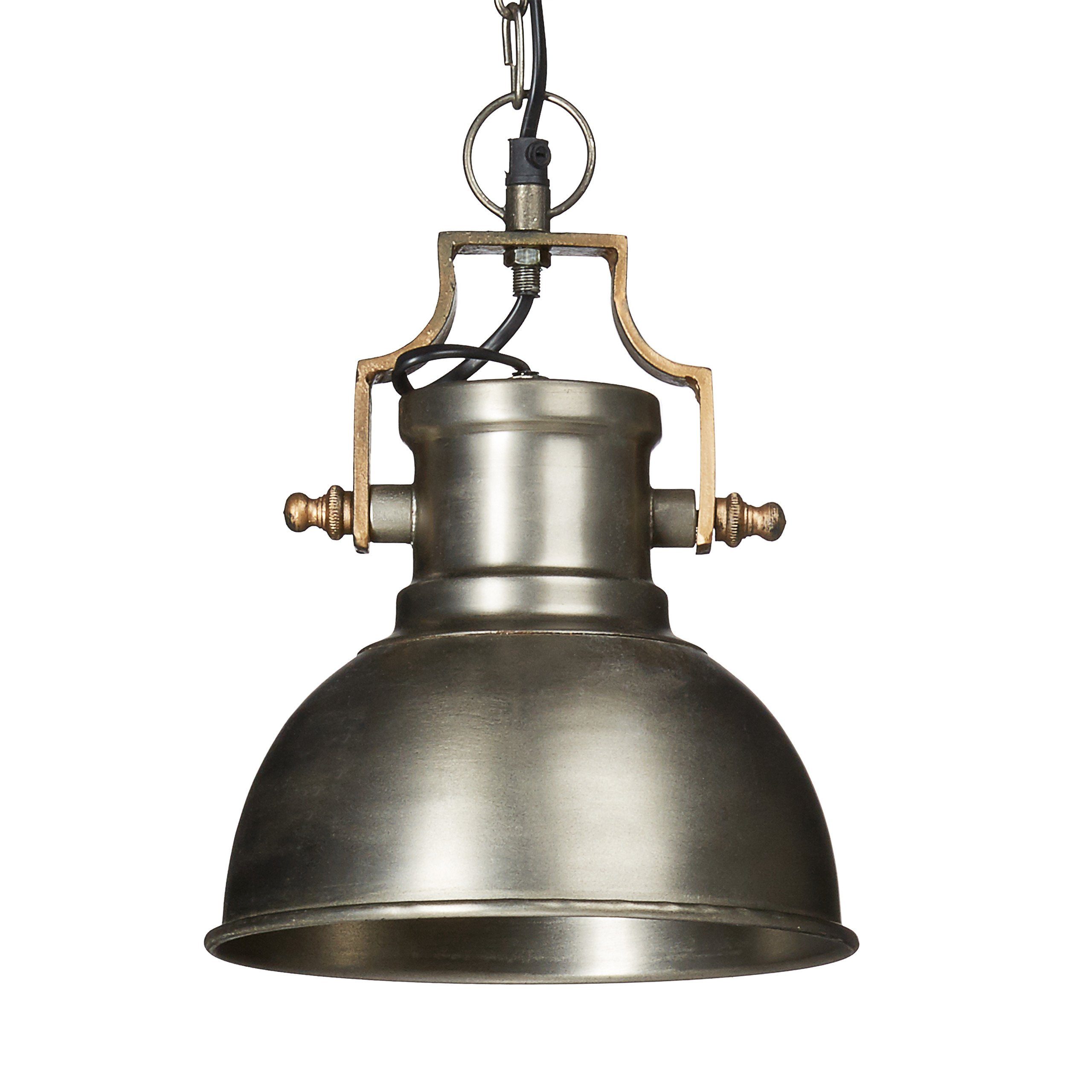 IDEGU Hängeleuchte Im Industrie-Design - Ø 36 Cm, E27, Schwarz/kupfer, Für Wohnzimmer, Küche, Café