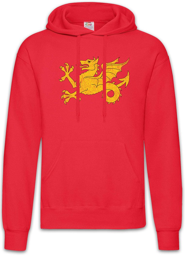 Hoodie Shire Flag Herren Hoodie Fahne Flagge Banner Coat of Arms Wappen