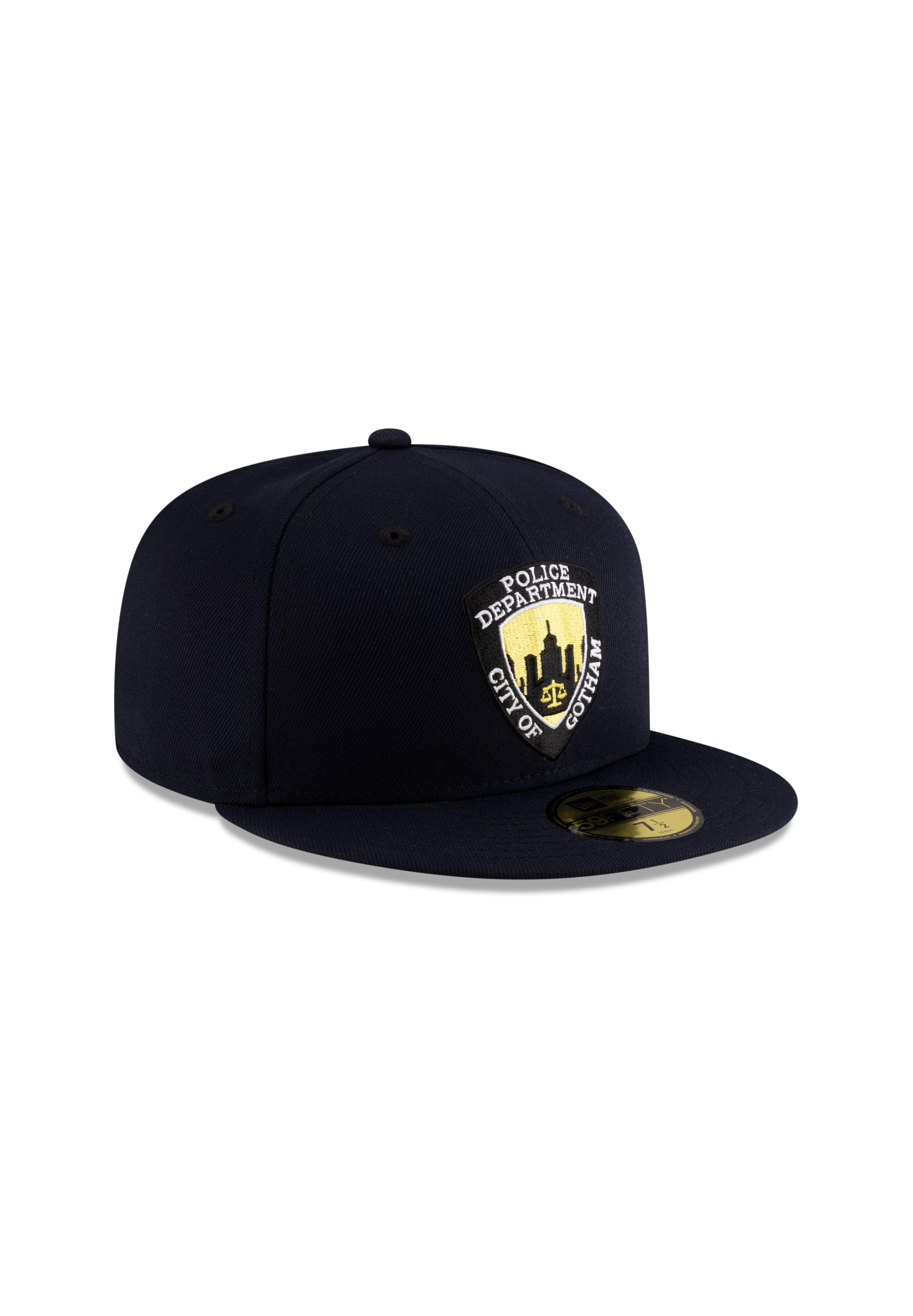 New Era Flat Cap Gotham City PD Batman DC Marineblau 59Fifty Basecap New Era (1-St)