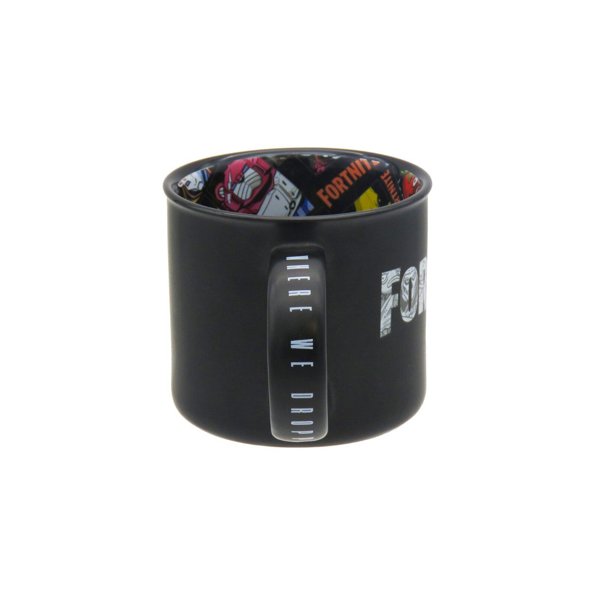 Fortnite Tasse Jumbo Tasse 430 ml Keramik Becher Where We Droppin Kaffeetasse