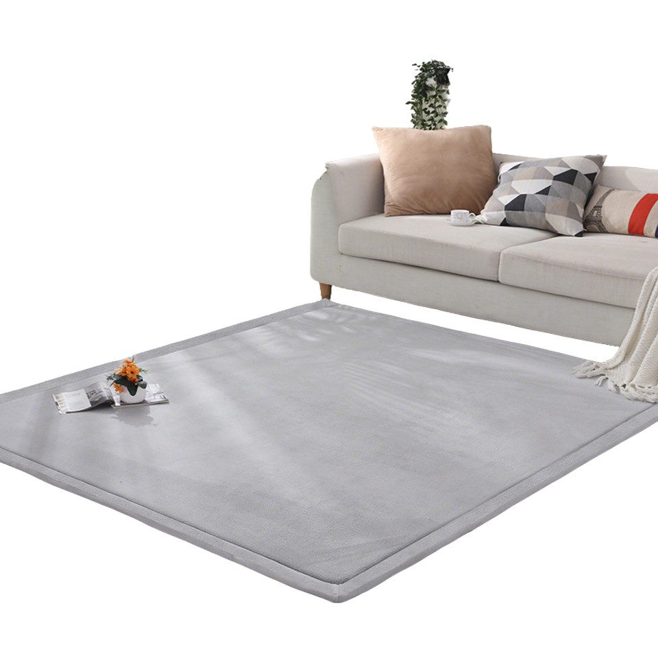Diwzbyn Spielmatte Baby Spielmatte 80x200cm, 2cm dicke Krabbelmatte für Babys&Kleinkinder, weiche gepolsterte Spiel- und Krabbelunterlage, rutschfest
