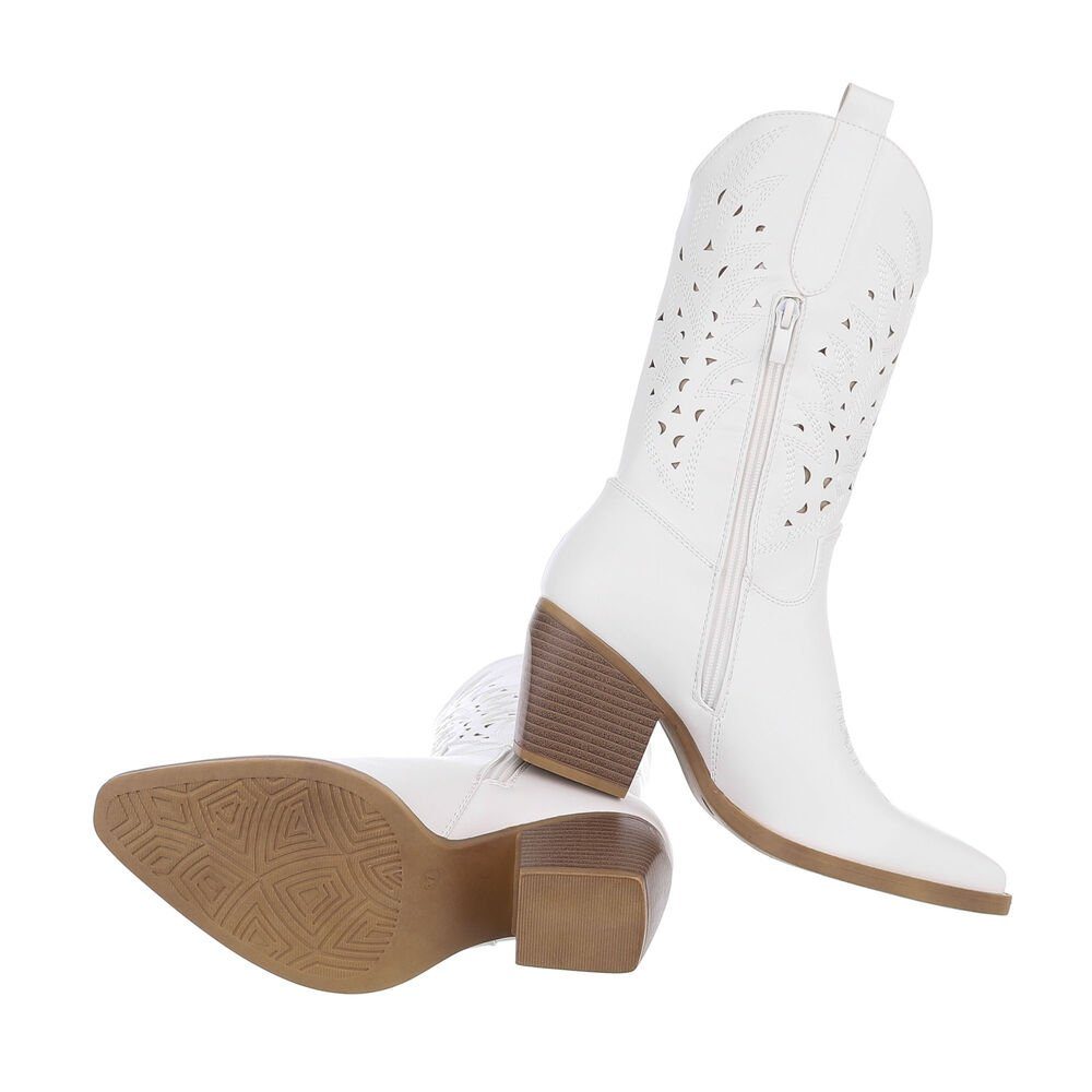 Ital-Design Damen Cowboyboots Western Westernstiefel (84160550) Blockabsatz günstig online kaufen