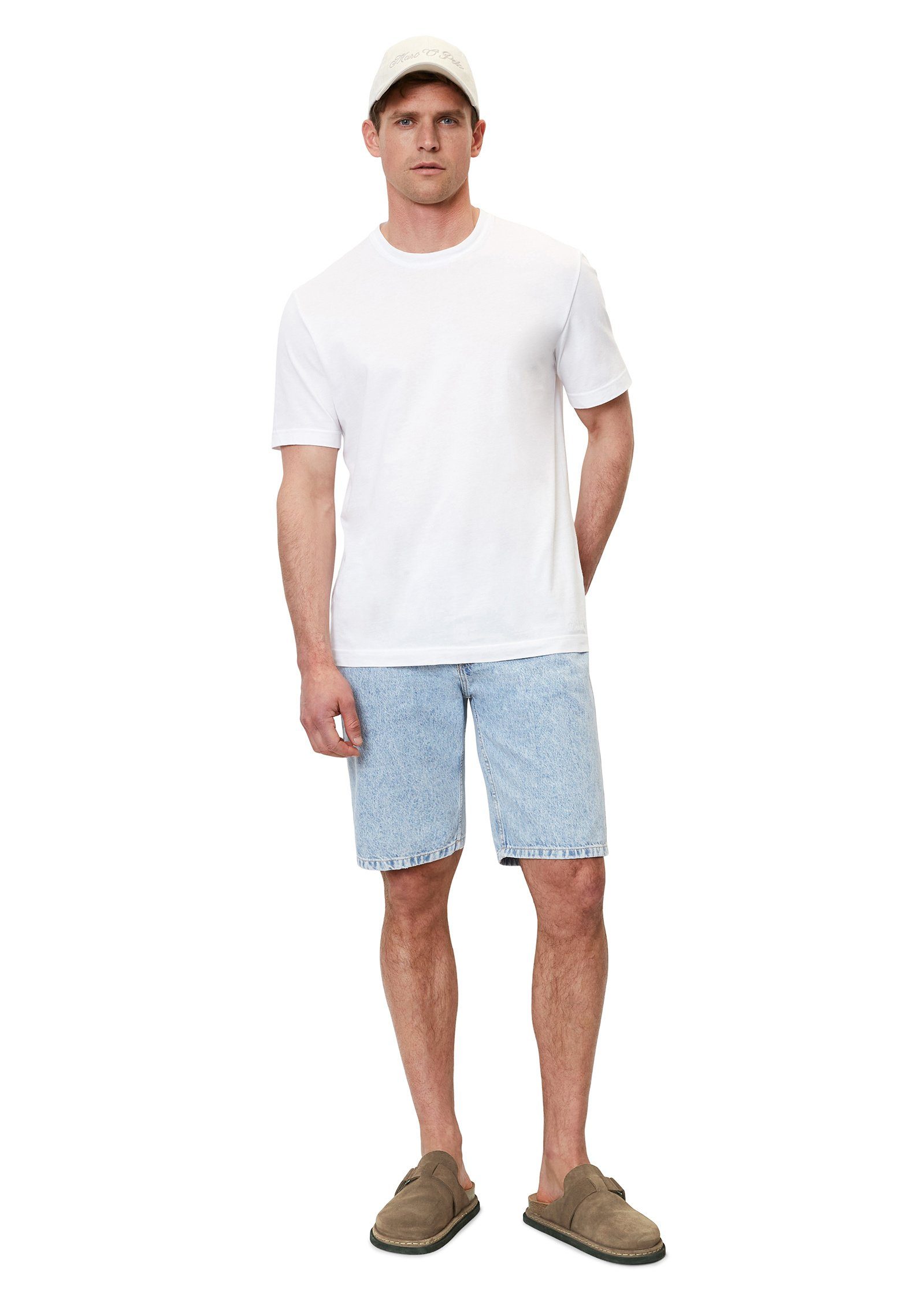 O'Polo Shorts aus hellblau reiner Bio-Baumwolle Marc