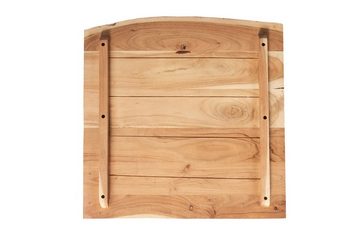 SAM® Tischplatte Johann, Arbeitsplatte mit Baumkante für Heimwerker, Akazienholz