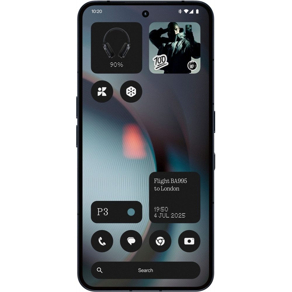 NOTHING Phone (3) 5G 512 GB / 16 GB - Smartphone - schwarz Smartphone (6,67 Zoll, 512 GB Speicherplatz)