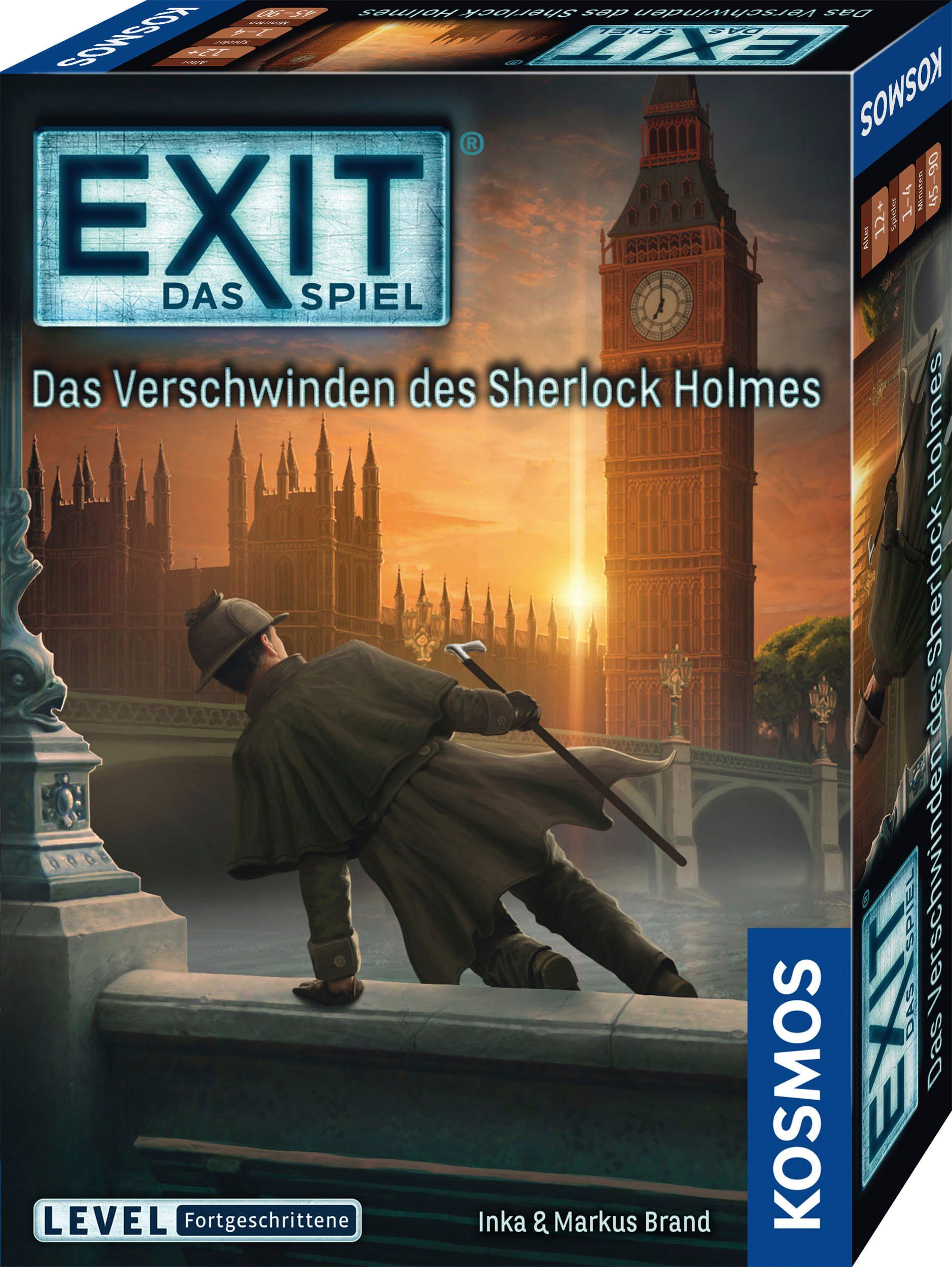 Kosmos Spiel, Rätselspiel EXIT, Das Spiel: Das Verschwinden des Sherlock Holmes (F), Made in Germany