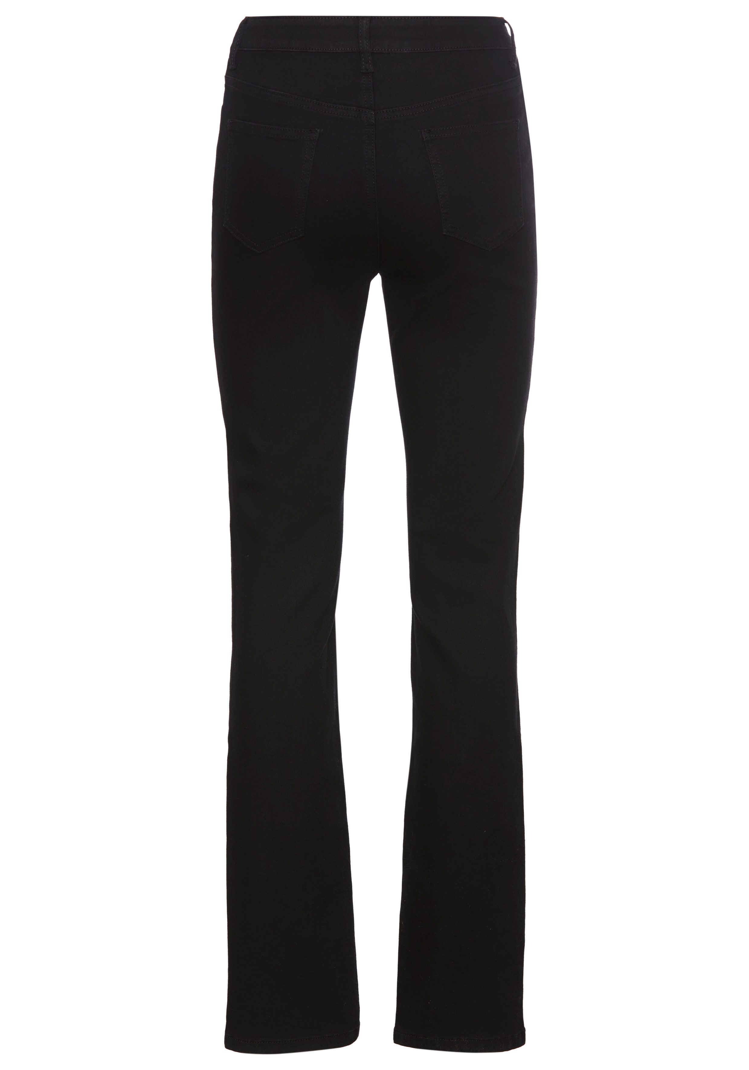 Arizona Gerade Jeans Ultra-Stretch Used-Look-Waschung