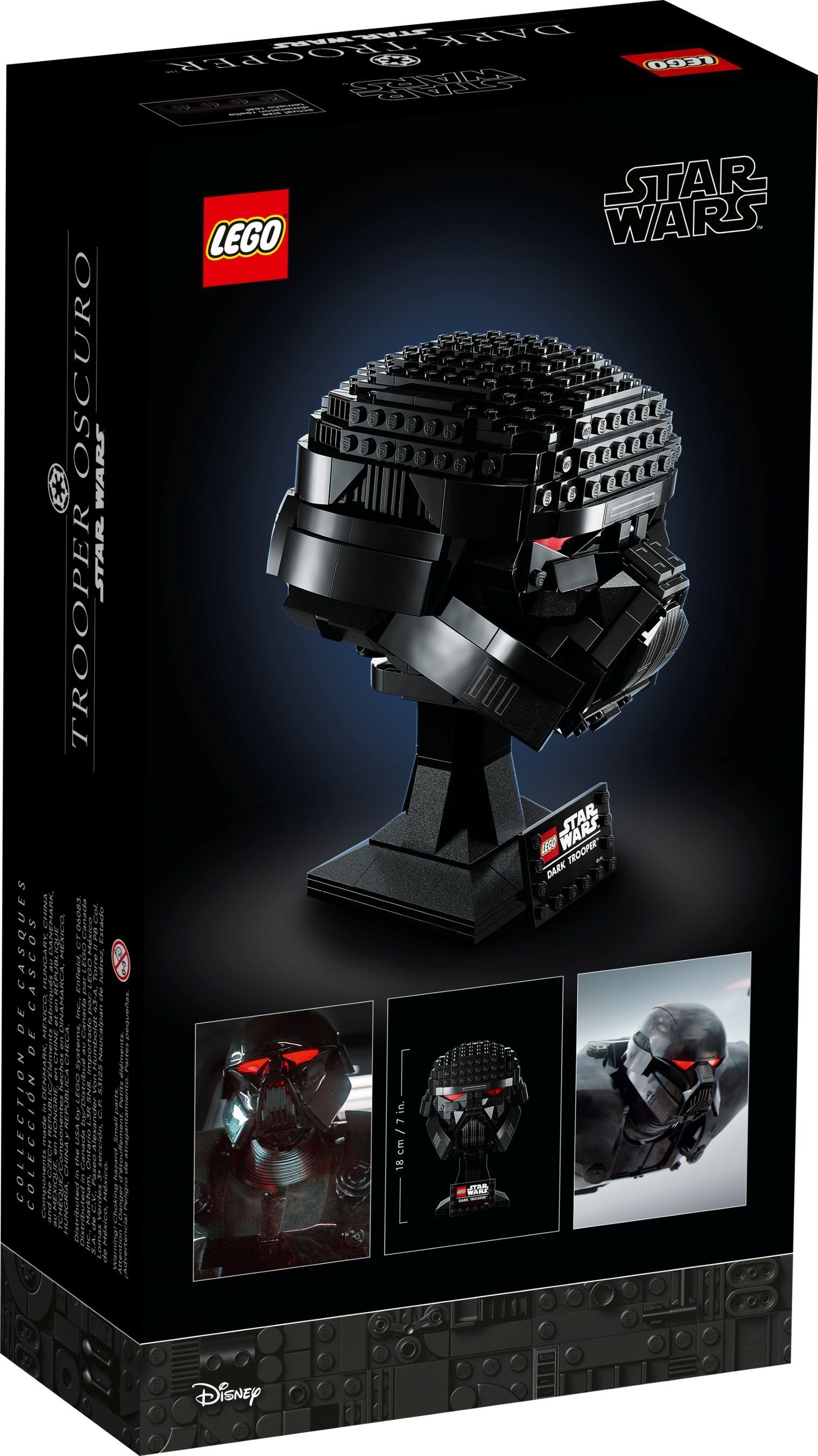 Dark EOL (Set) STAR 75343 LEGO® 2023, Helm LEGO Konstruktionsspielsteine Trooper™ - WARS