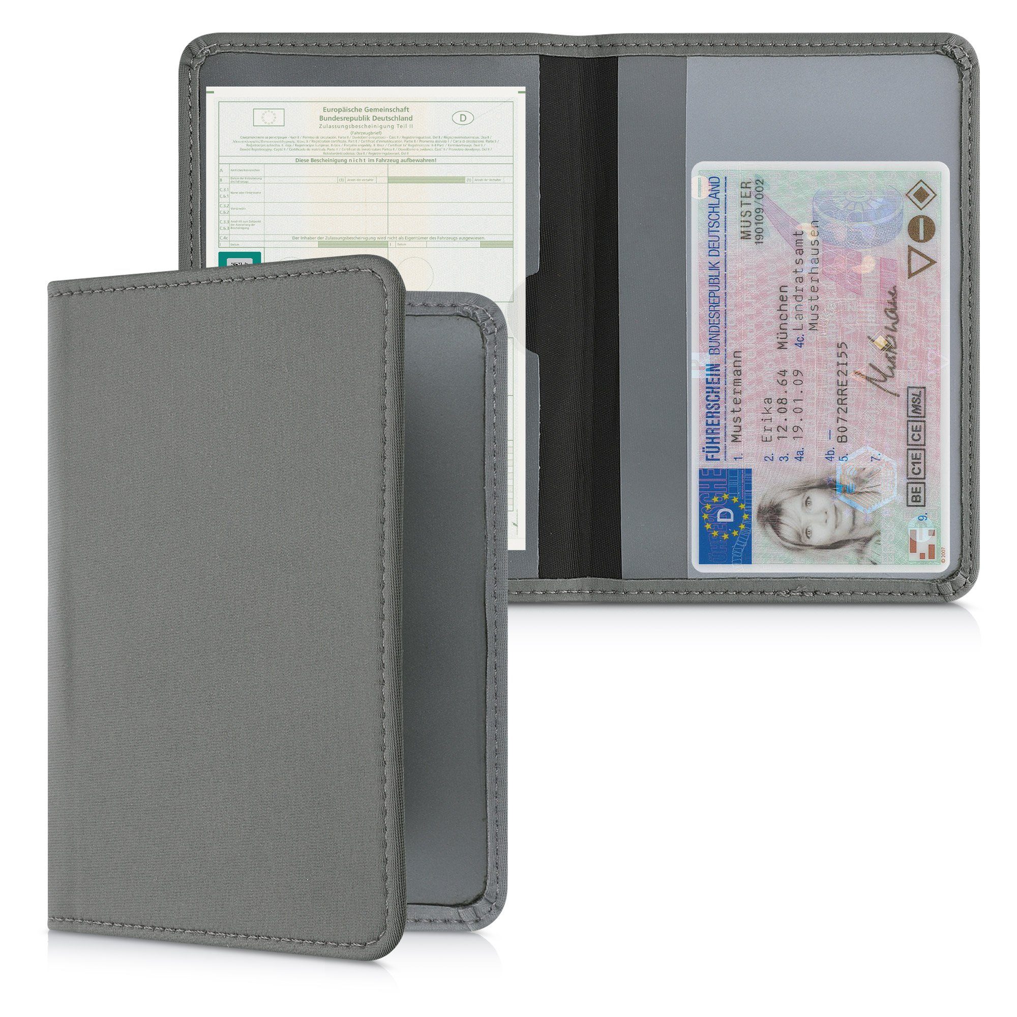 kwmobile Etui Fahrzeugschein Hülle mit Kartenfächern, günstig online kaufen