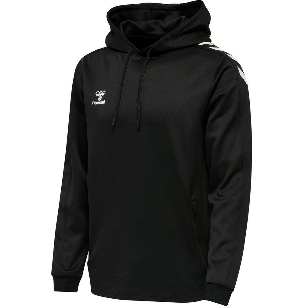 hummel Kapuzenpullover hmlCORE XK Poly Sweat Hoodie mit Kapuze (Polyester-Sweatstoff) schwarz