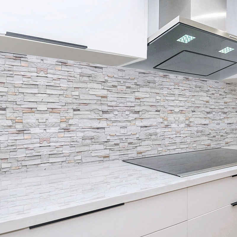 Rodnik Küchenrückwand Klinkerwand, ABS-Kunststoff Platte Monolith in DELUXE Qualität mit Direktdruck
