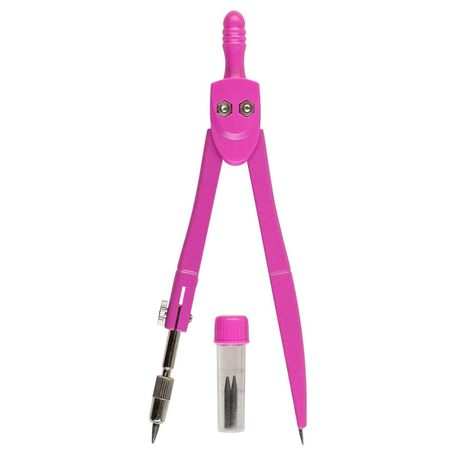 Idena Zirkel Idena 22071 - Schulzirkel mit Ersatzminen, pink, 1 Stück – Bild 4 von 5