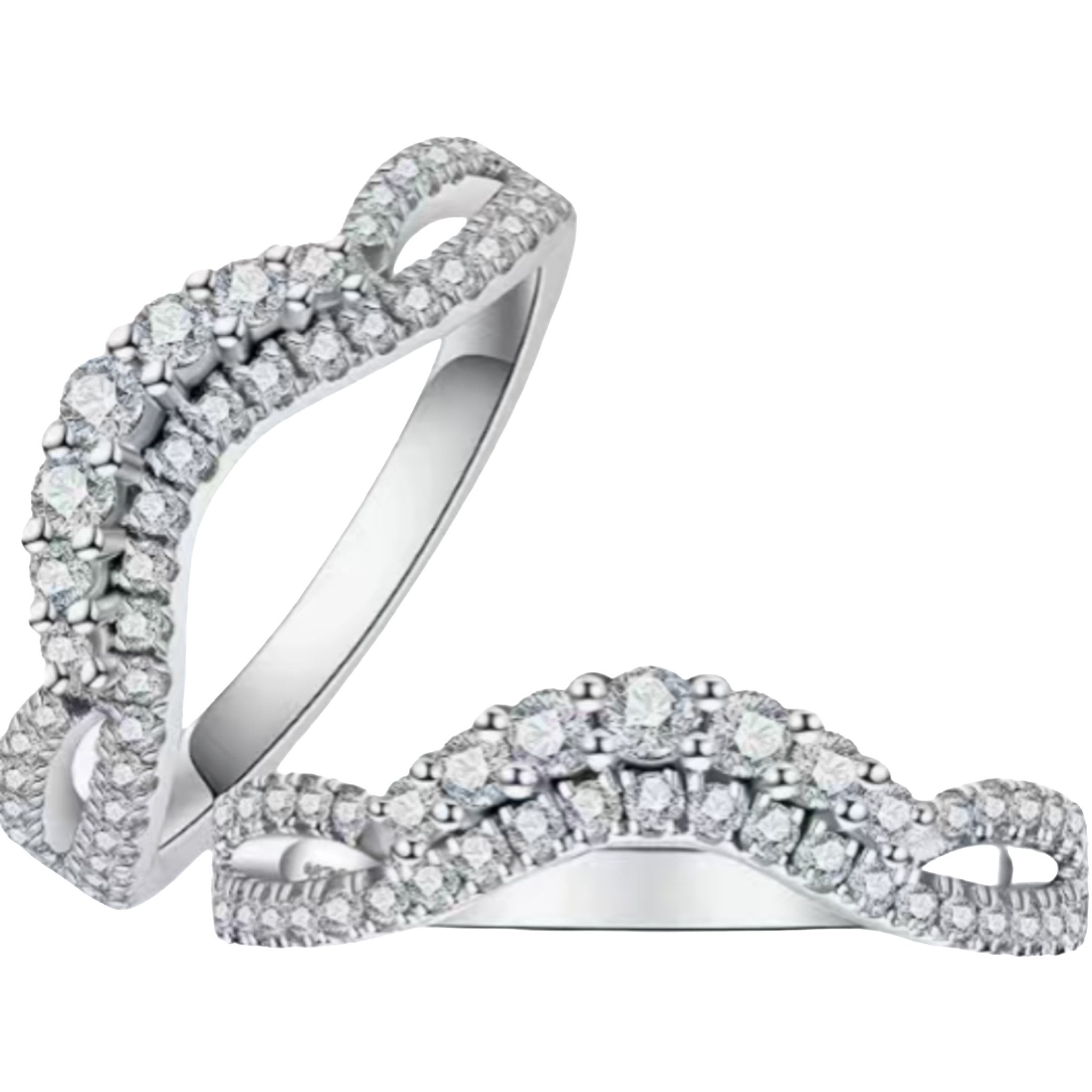 Diamantring wedding ring, engagement ring, ring gold damen 585 echtgold