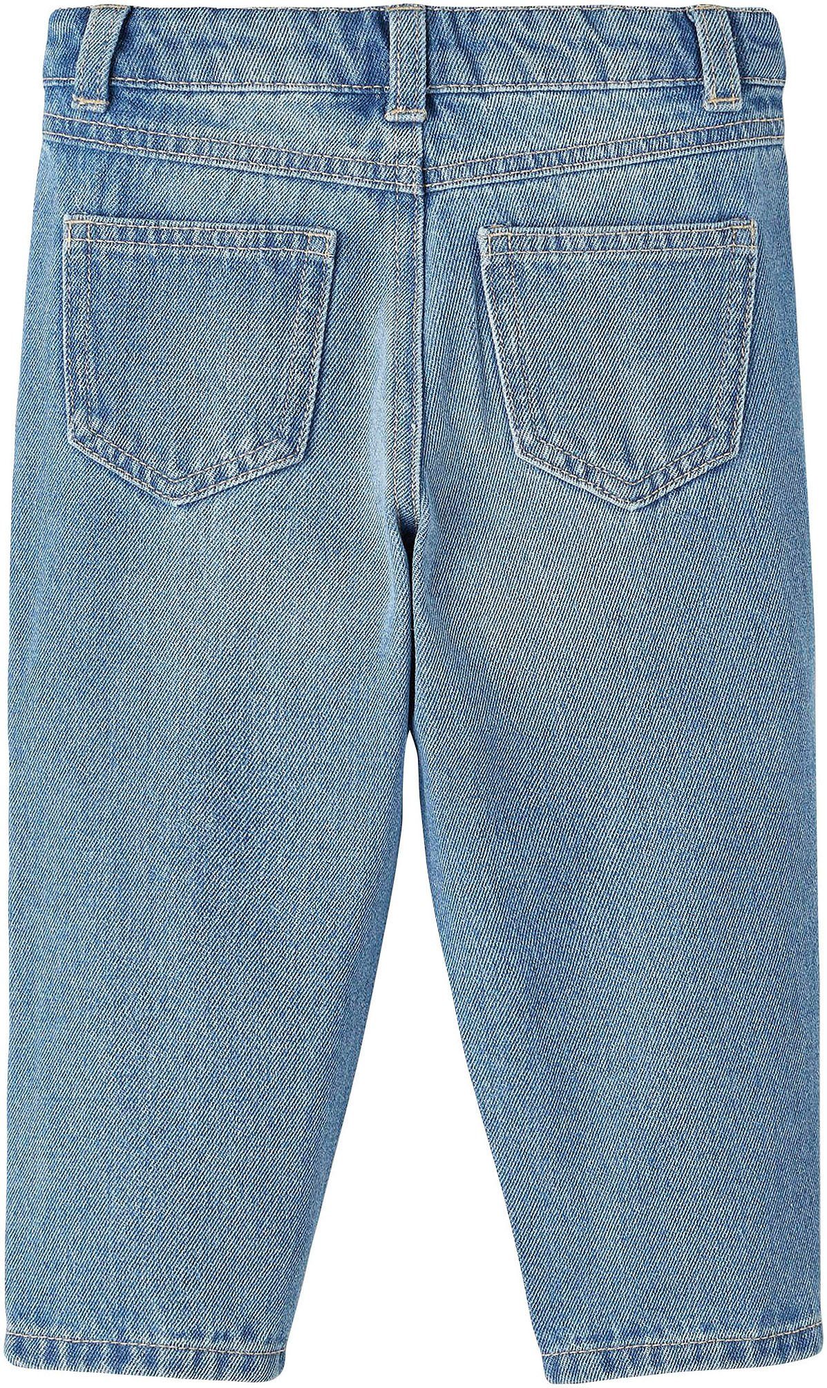 Name It Mom-Jeans Motiv MOM NMFBELLA Blue mit NOOS Denim JEANS Medium Stickerei 1250-TE