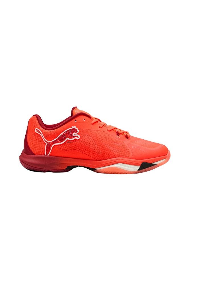 PUMA Hallen-Indoorschuhe Vantage Nitro (Dämpfung) rot Herren Badmintonschuh