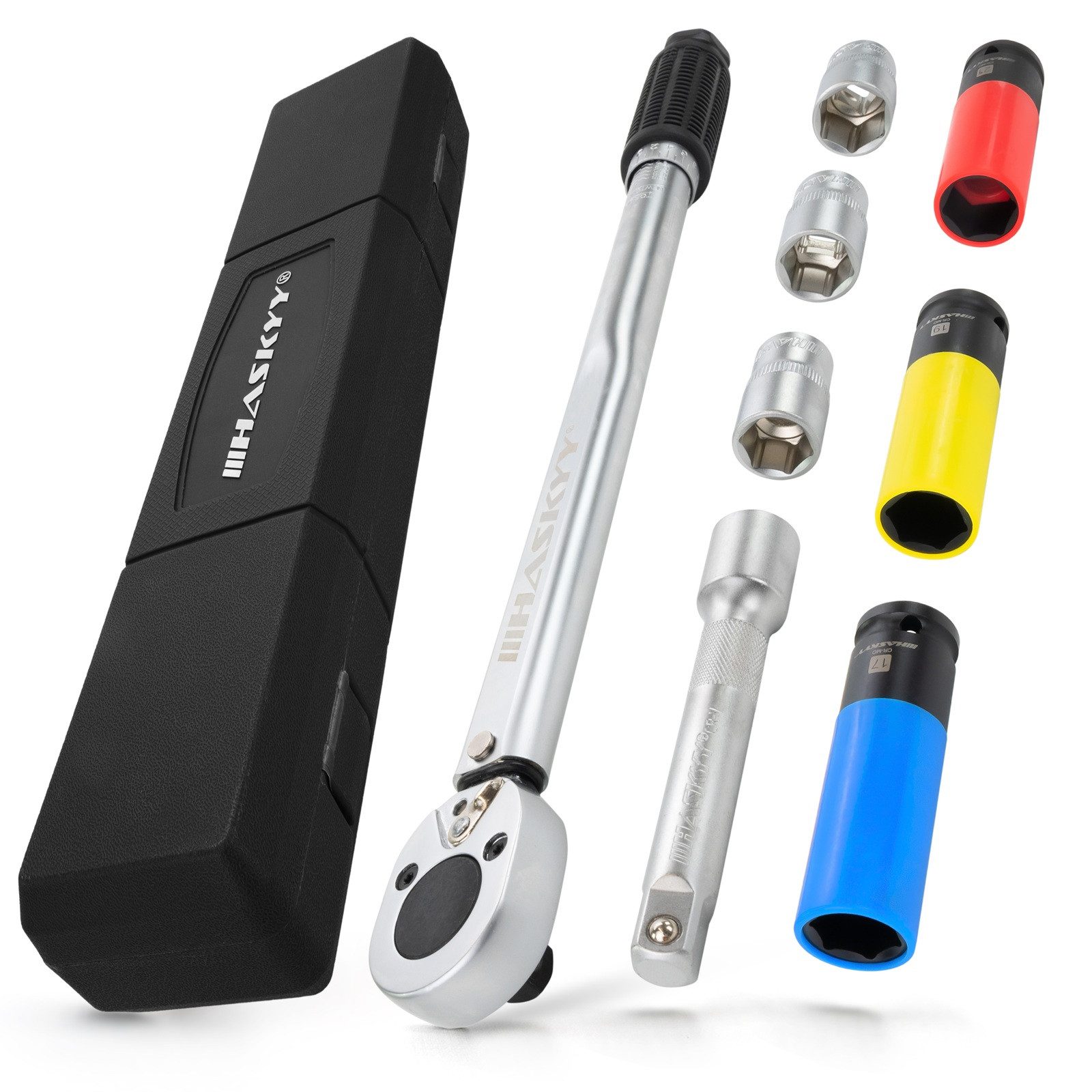 HASKYY Drehmomentschlüssel 1/2“ Drehmomentschlüssel 28-210NM Drehmoment Sch günstig online kaufen