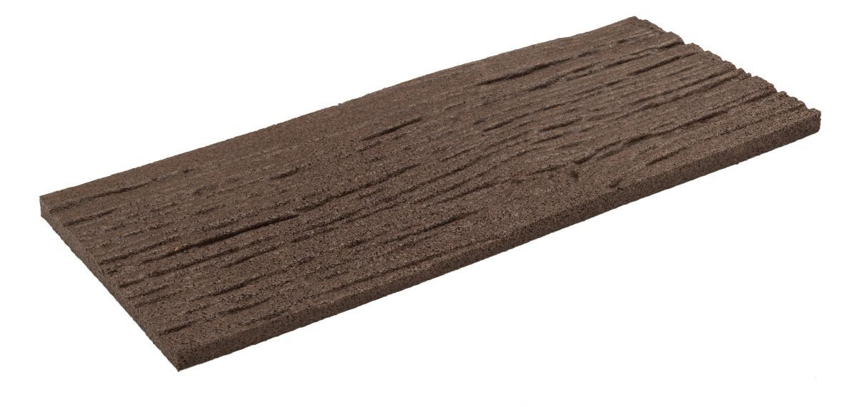 Lemodo Trittsteine Bahnschwelle, Gehwegplatte aus recyceltem Gummi 60x25x1,7cm, 25x60 cm, 3-St.