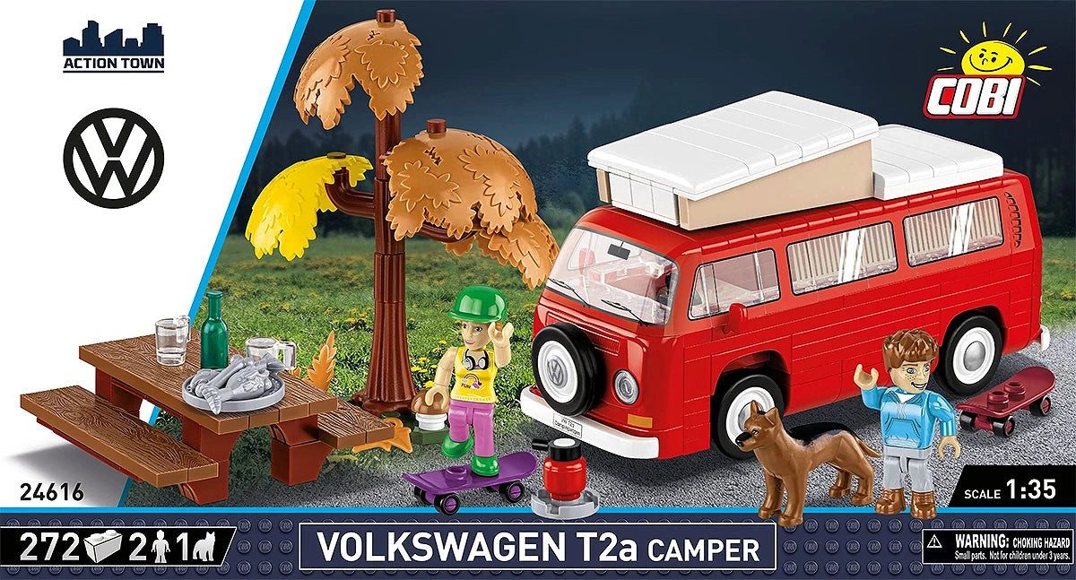 COBI Spiel VW T2A Campingwagen (287 PCS)