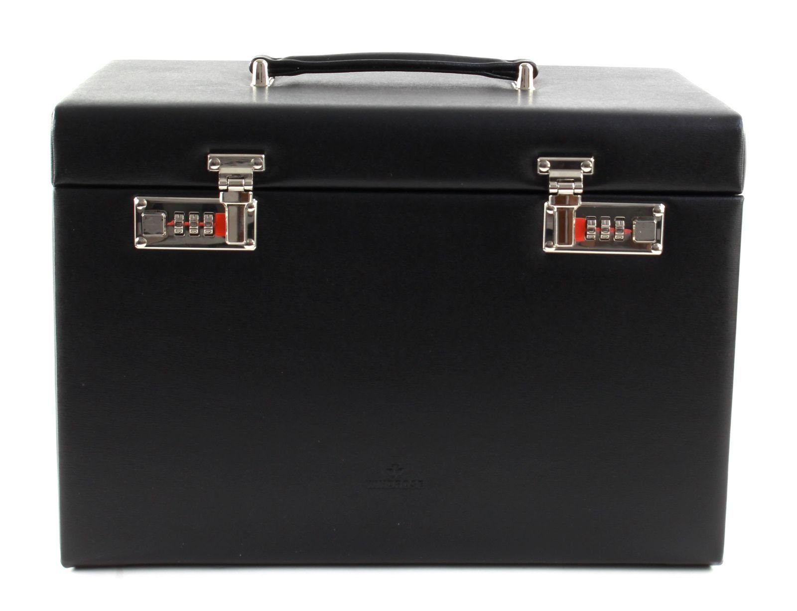 WINDROSE Schmuckkoffer Jewellery Box, aus echtem Rindsleder