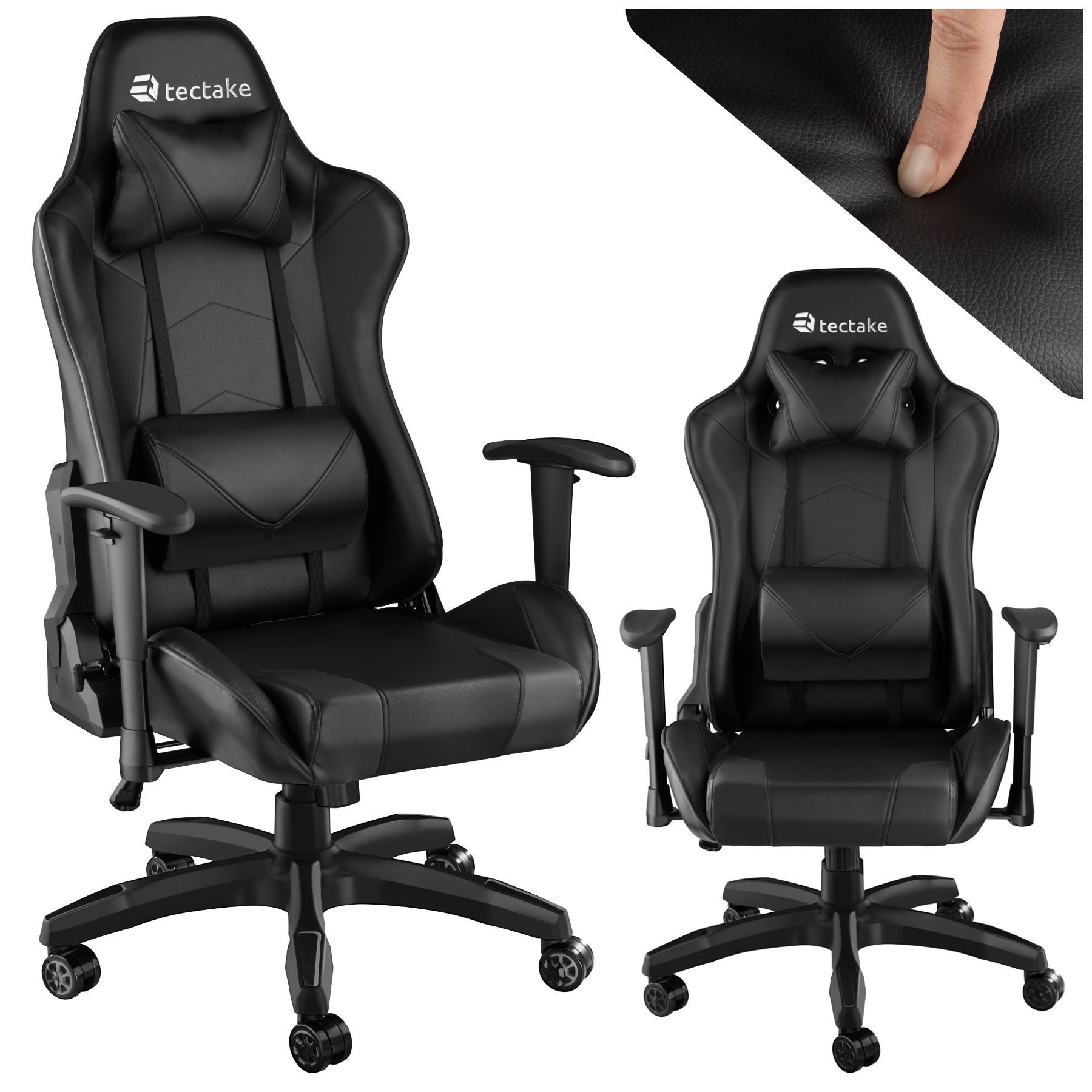 tectake Gaming-Stuhl Racing Gaming Stuhl (Set, 1 St), Dicke Polsterung für günstig online kaufen