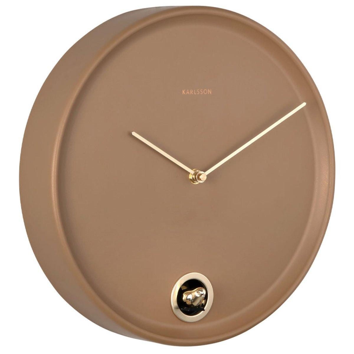 Karlsson Uhr Wanduhr Kuckucksuhr Esencia Cuckoo Braun