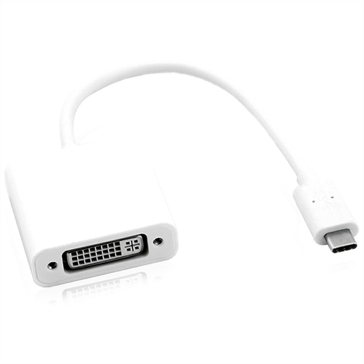 Display Adapter USB Typ C - DVI Audio- & Video-Adapter