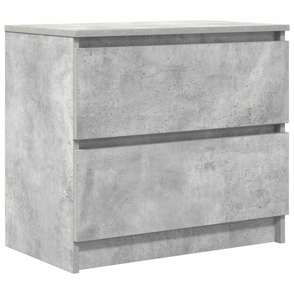 vidaXL TV-Schrank TV-Schrank Betongrau 60x35x54 cm Holzwerkstoff (1-St)