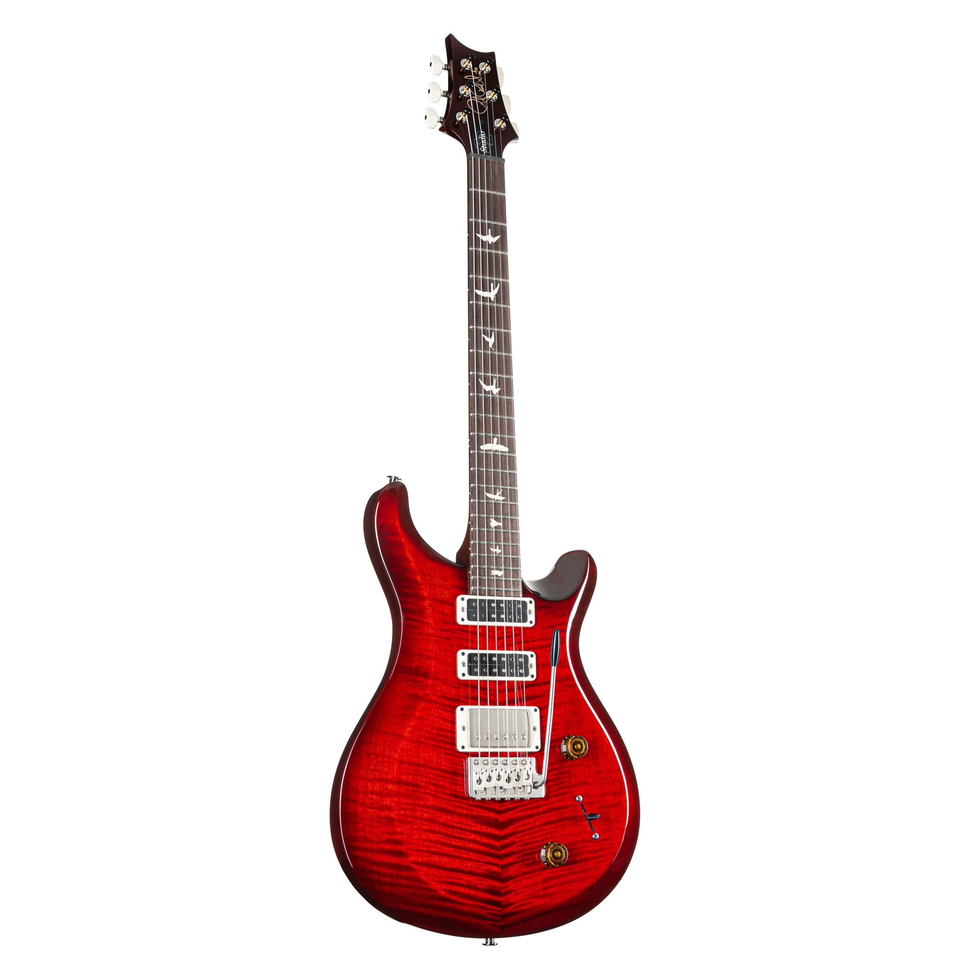 PRS E-Gitarre, E-Gitarren, Premium-Instrumente, S2 Studio Fire Red Burst - Custom E-Gitarre