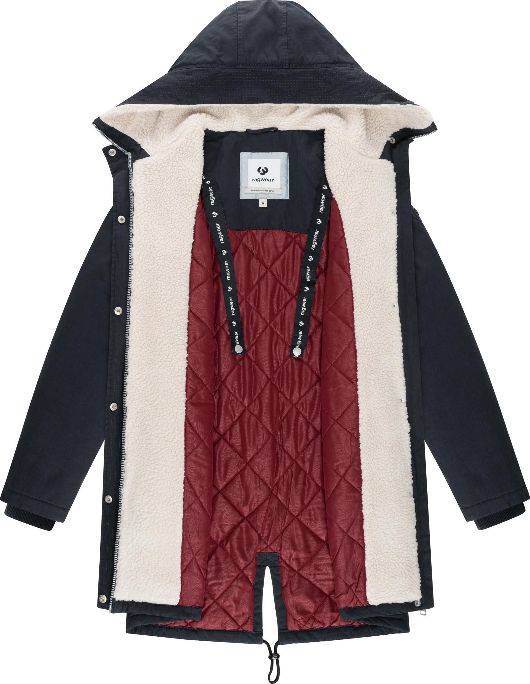 Ragwear Kurzmantel Coogle YOUMODO Kurzer Damen Wintermantel mit Rucksack-Trägern – Bild 5 von 5