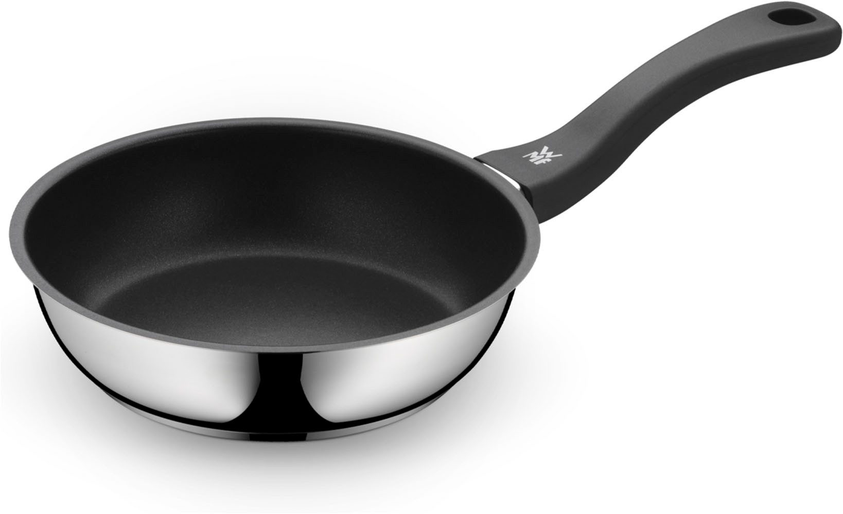 WMF Bratpfanne Devil, Cromargan® Edelstahl Rostfrei 18/10 (1-tlg), TransTherm®-Allherdboden, für alle Herdarten geeignet, Induktion
