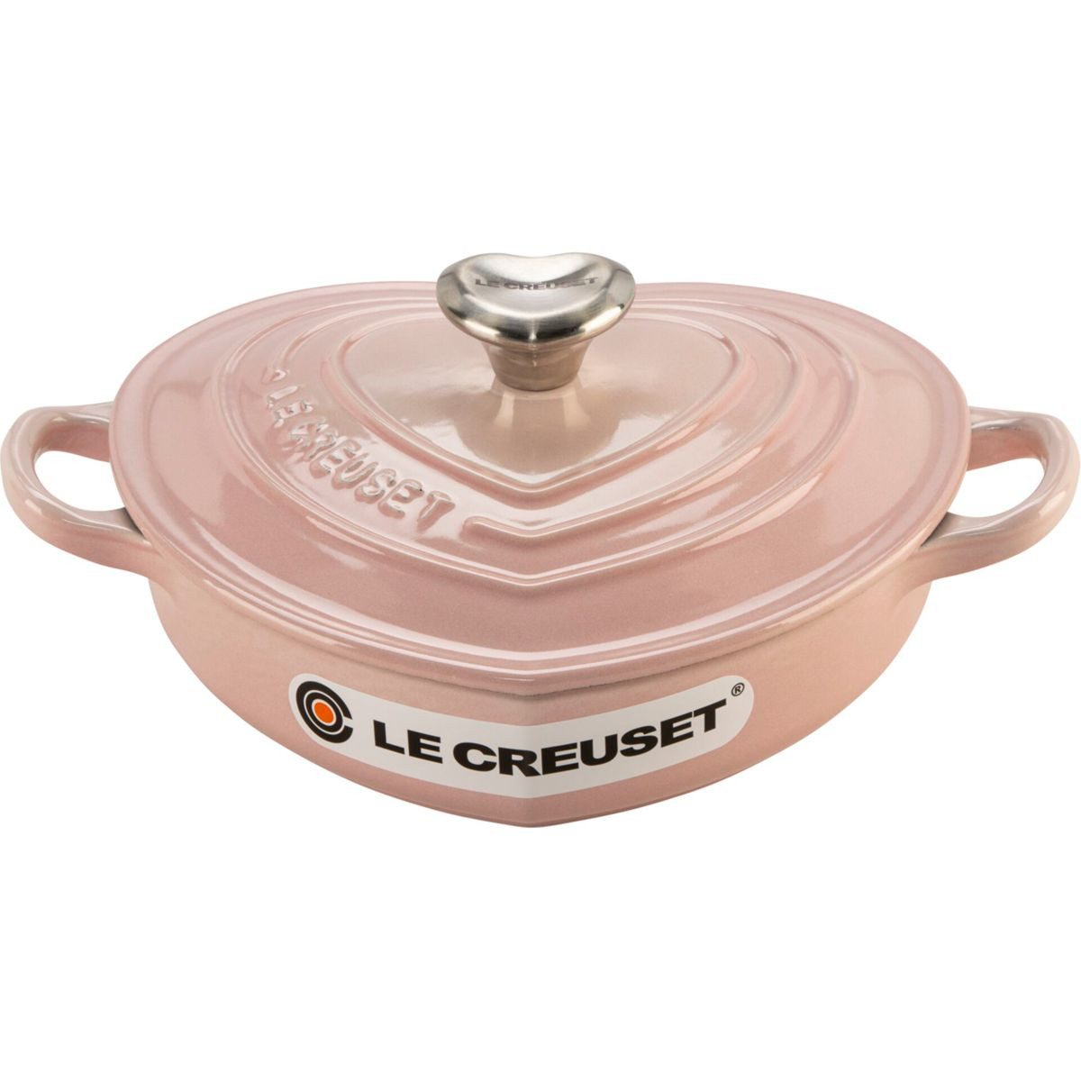 LE CREUSET Kochtopf Gourmet-Profitopf Herz 20 cm Shell