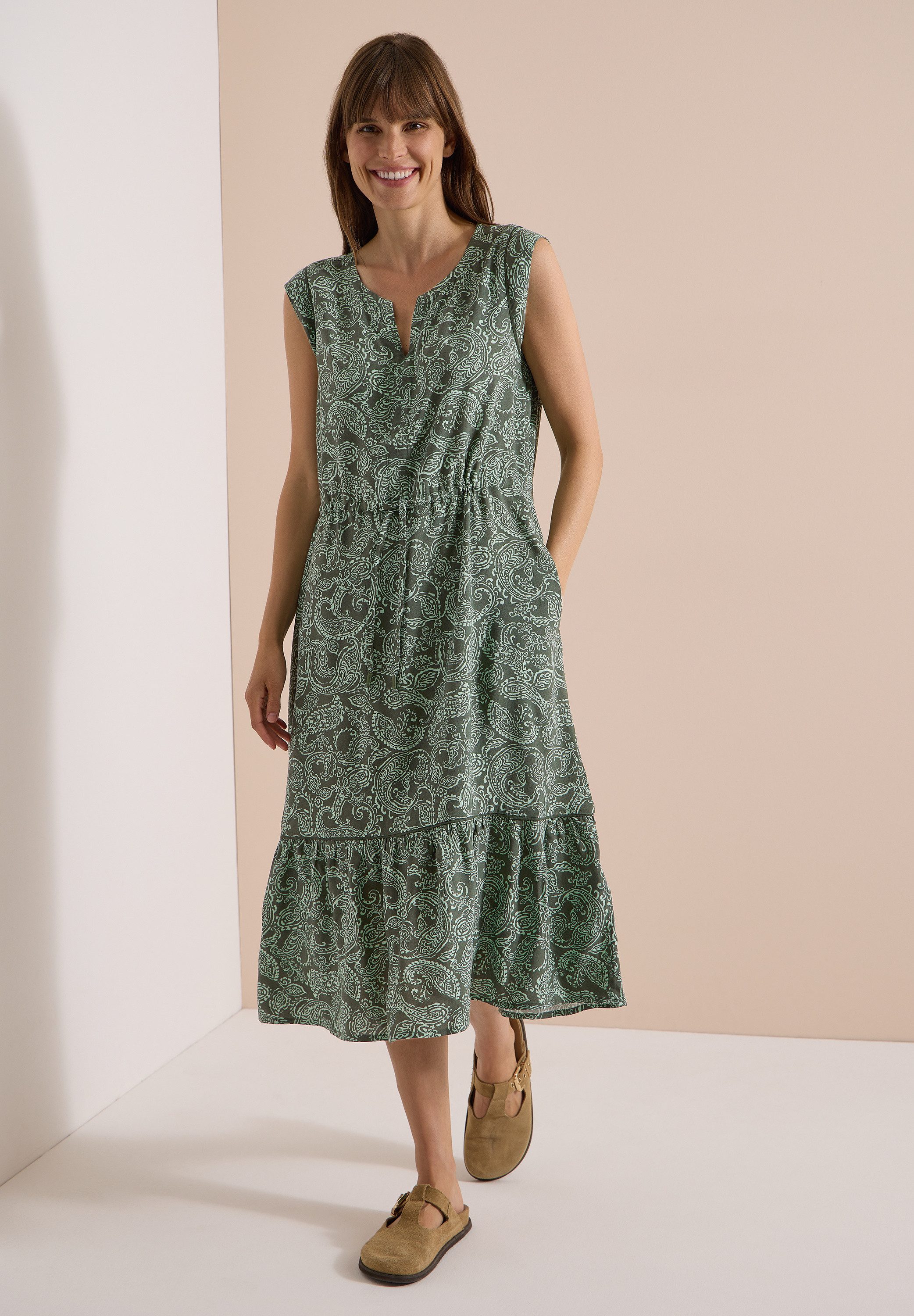 CECIL Midikleid mit Paisleymuster