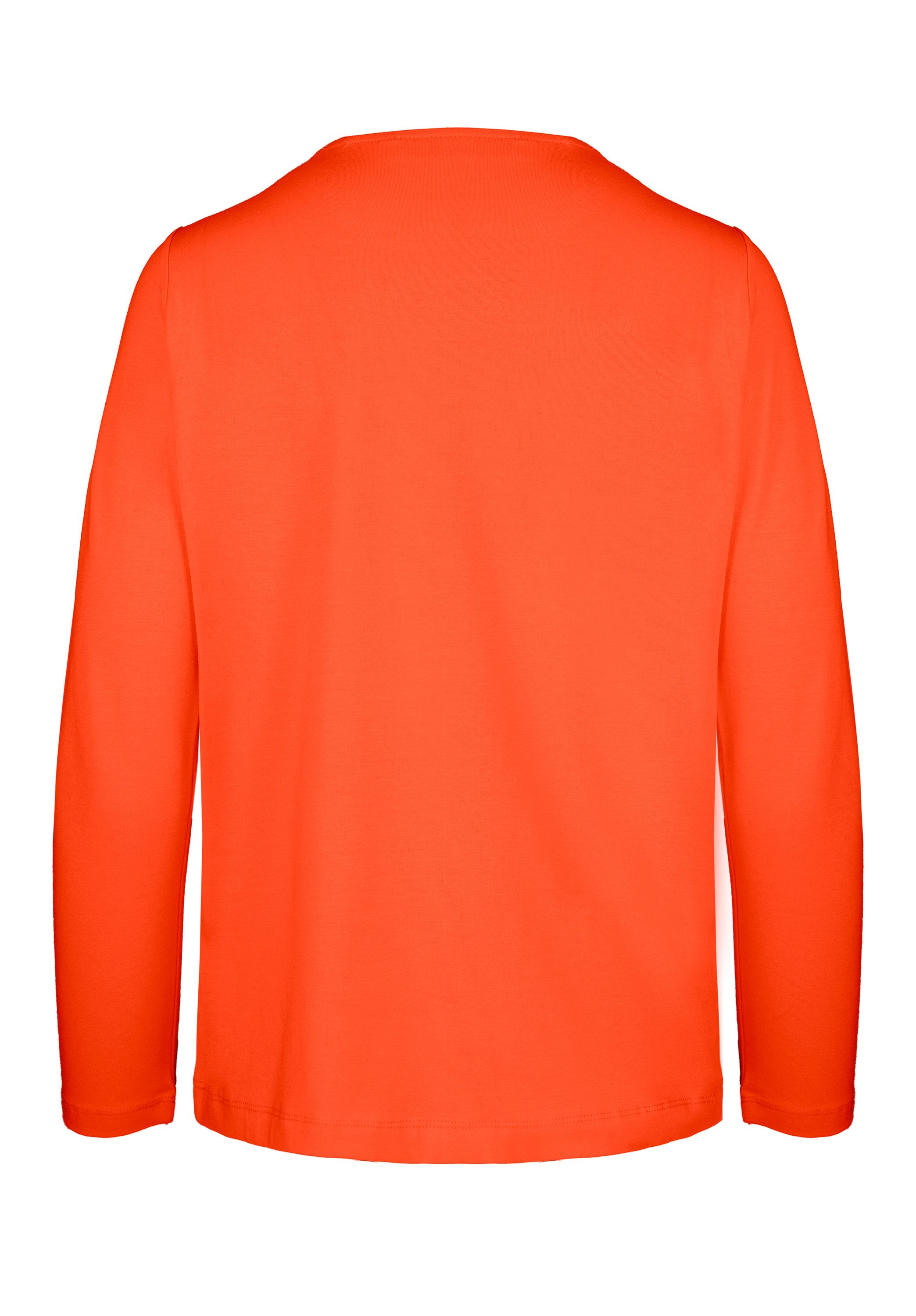 bianca Rundhalsshirt DAMI aus softer Jersey-Qualität in Trendfarbe – Bild 5 von 5