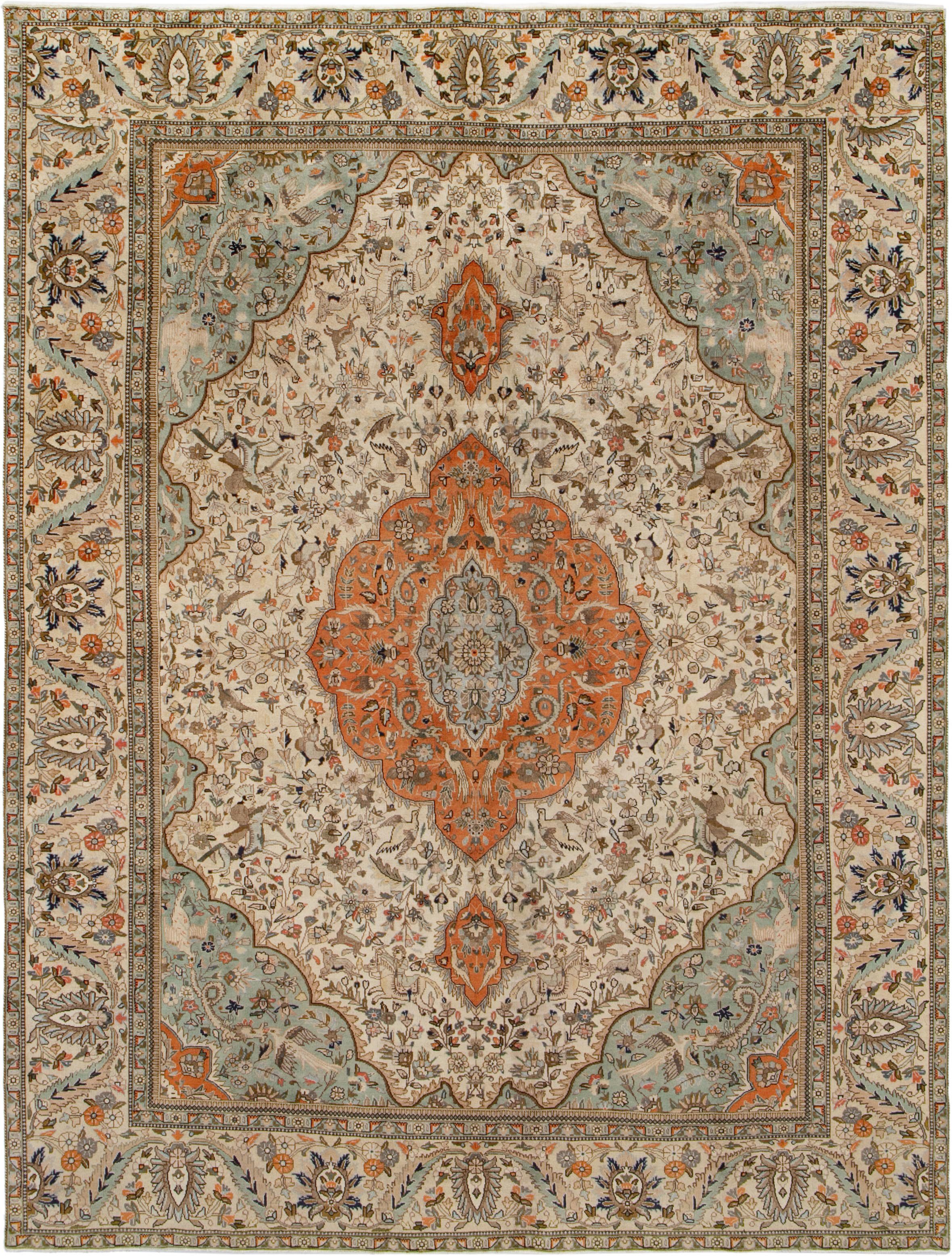 Carpet Avenue Teppich Tabriz Tabatabai Patina 364x273, Rechteck, Höhe: 7 mm
