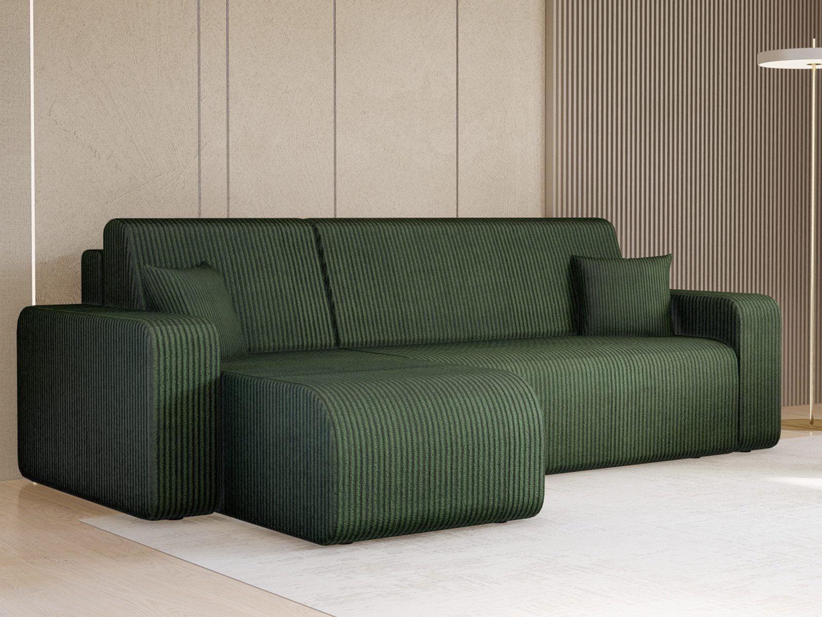 Compleo Ecksofa mit Schlaffunktion und Bettkasten günstig online kaufen