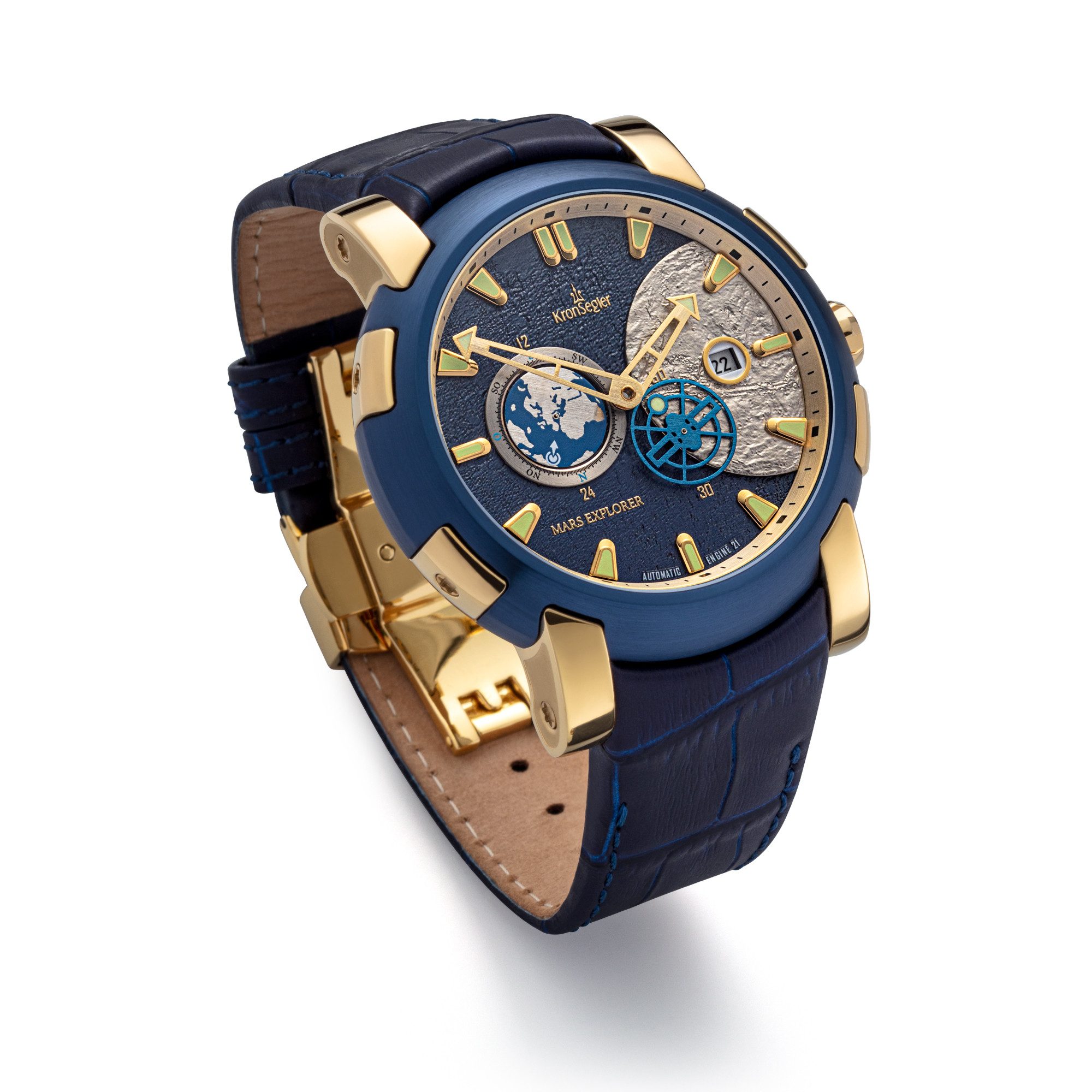 Kronsegler Automatikuhr Mars Exlorer Herrenuhr, limitierte Edition