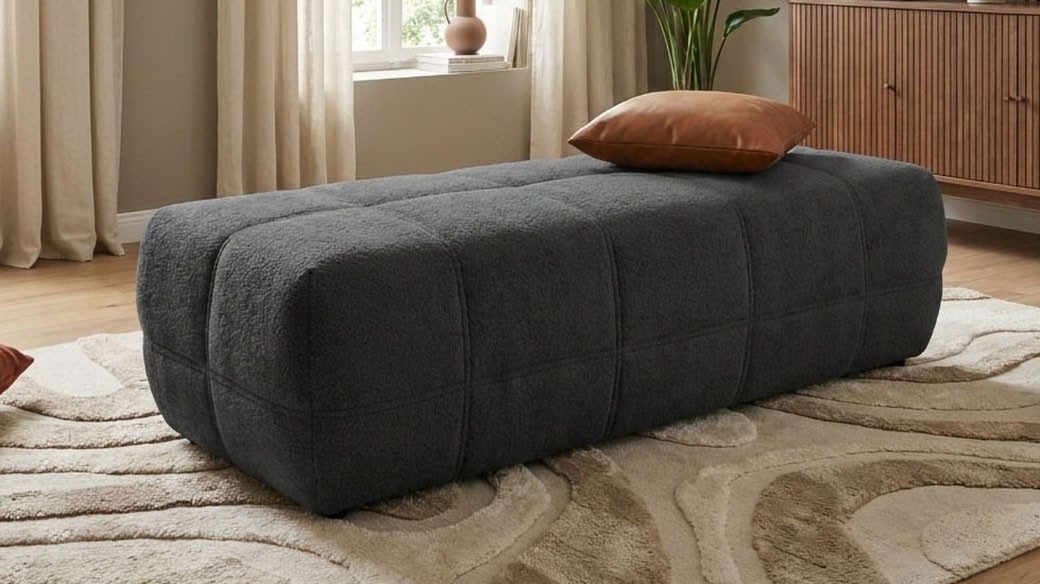 OTTO home Hocker Ballerup 150 cm breit, Große Ausführung, passend zur Polsterserie Ballerup